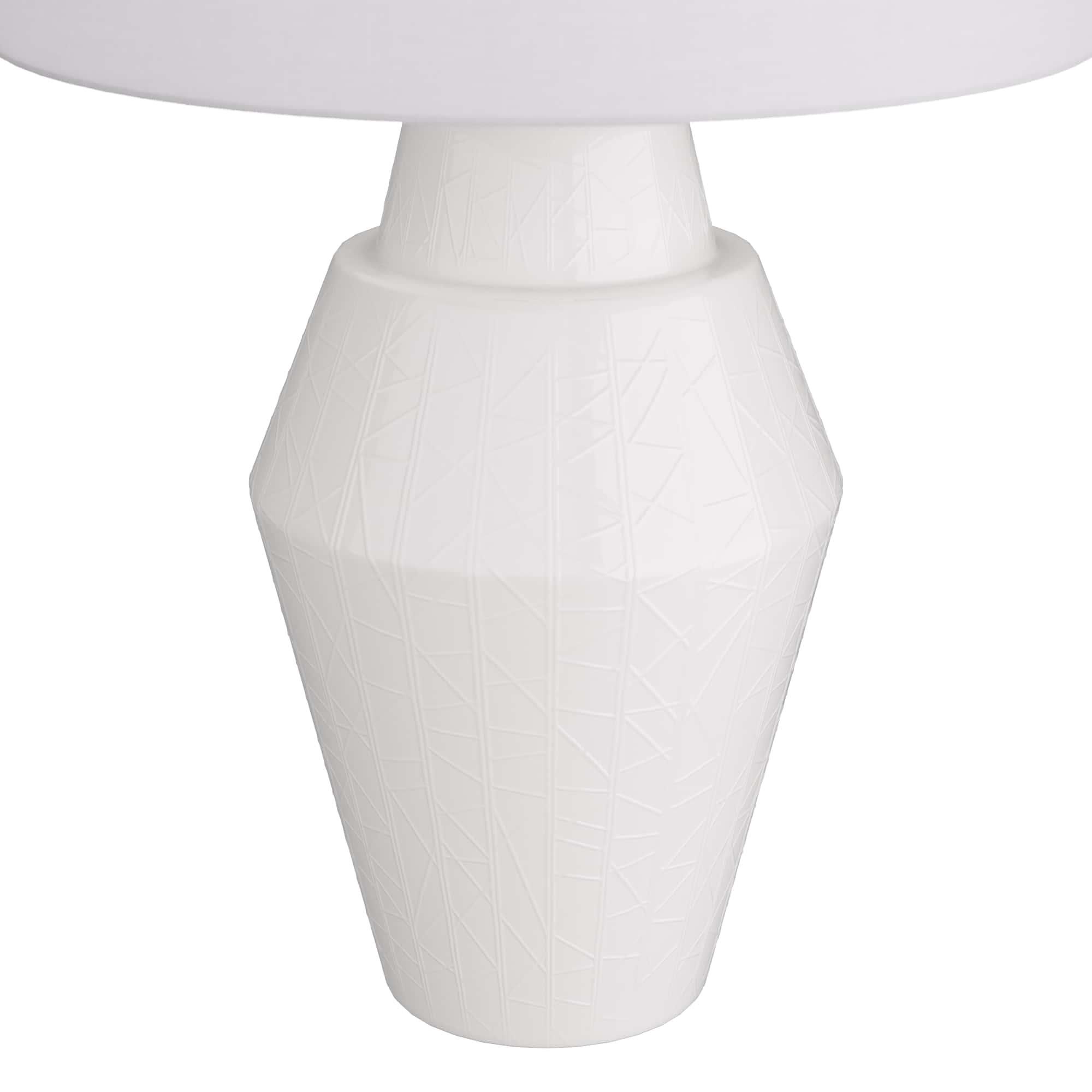 Shown in White finish and Microfiber shade