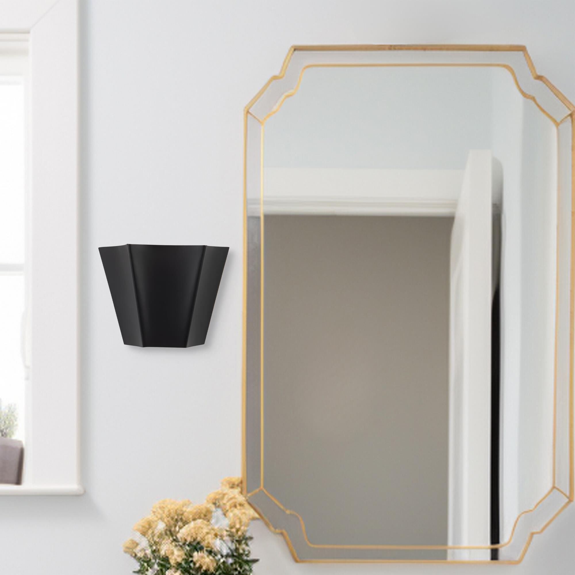 Shown in Matte Black finish and Steel shade