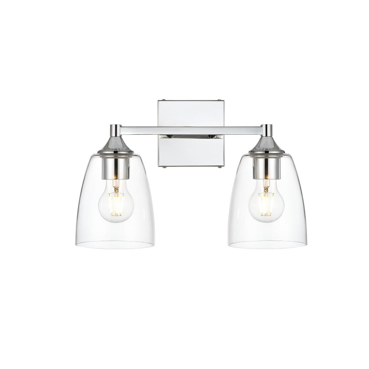 Gianni 15 Inch 2 Light Bath Vanity Light by Elegant Lighting