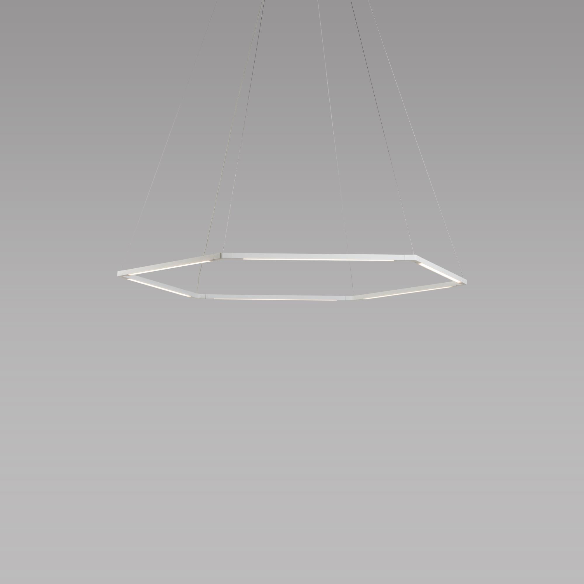 Kenneth Ng, Edmund Ng Z-Bar Pendant 35 Inch LED Large Pendant by Koncept