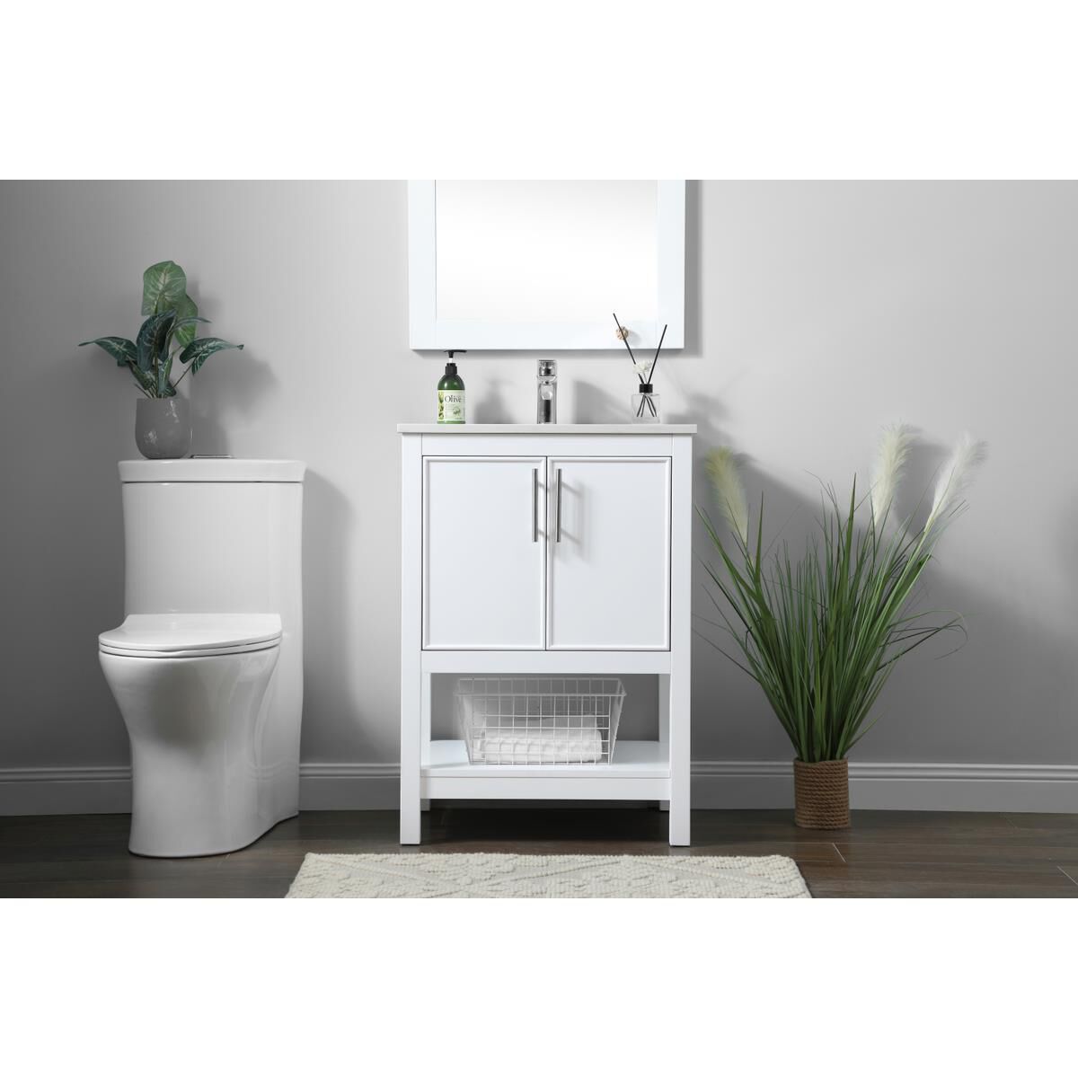 Everett 24 Inch Bath Vanity by Elegant Decor