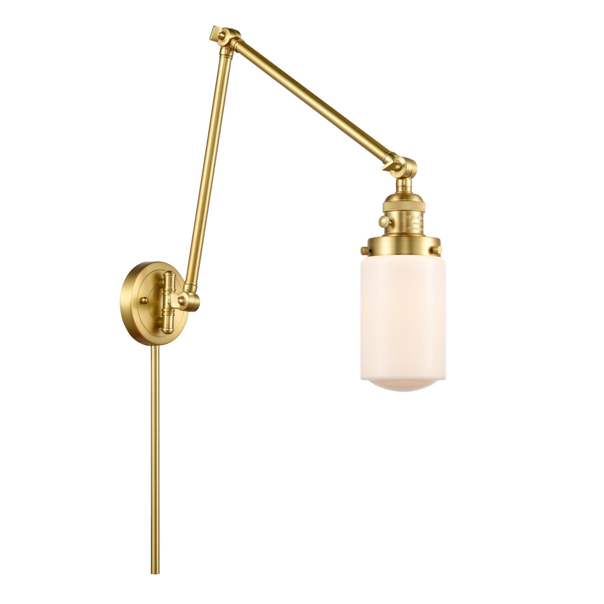 Bruno Marashlian Dover Wall Swing Lamp by Innovations Lighting