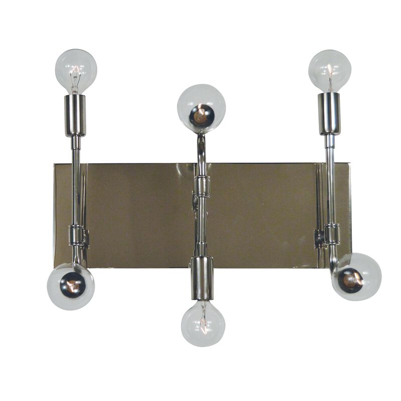 Fusion 14 Inch 6 Light Bath Vanity Light by Framburg