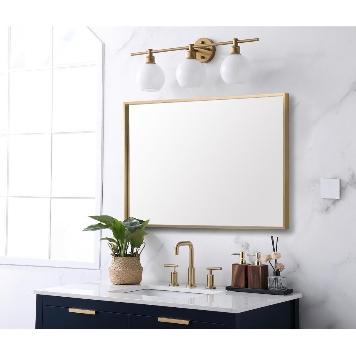 Shown in Gold finish