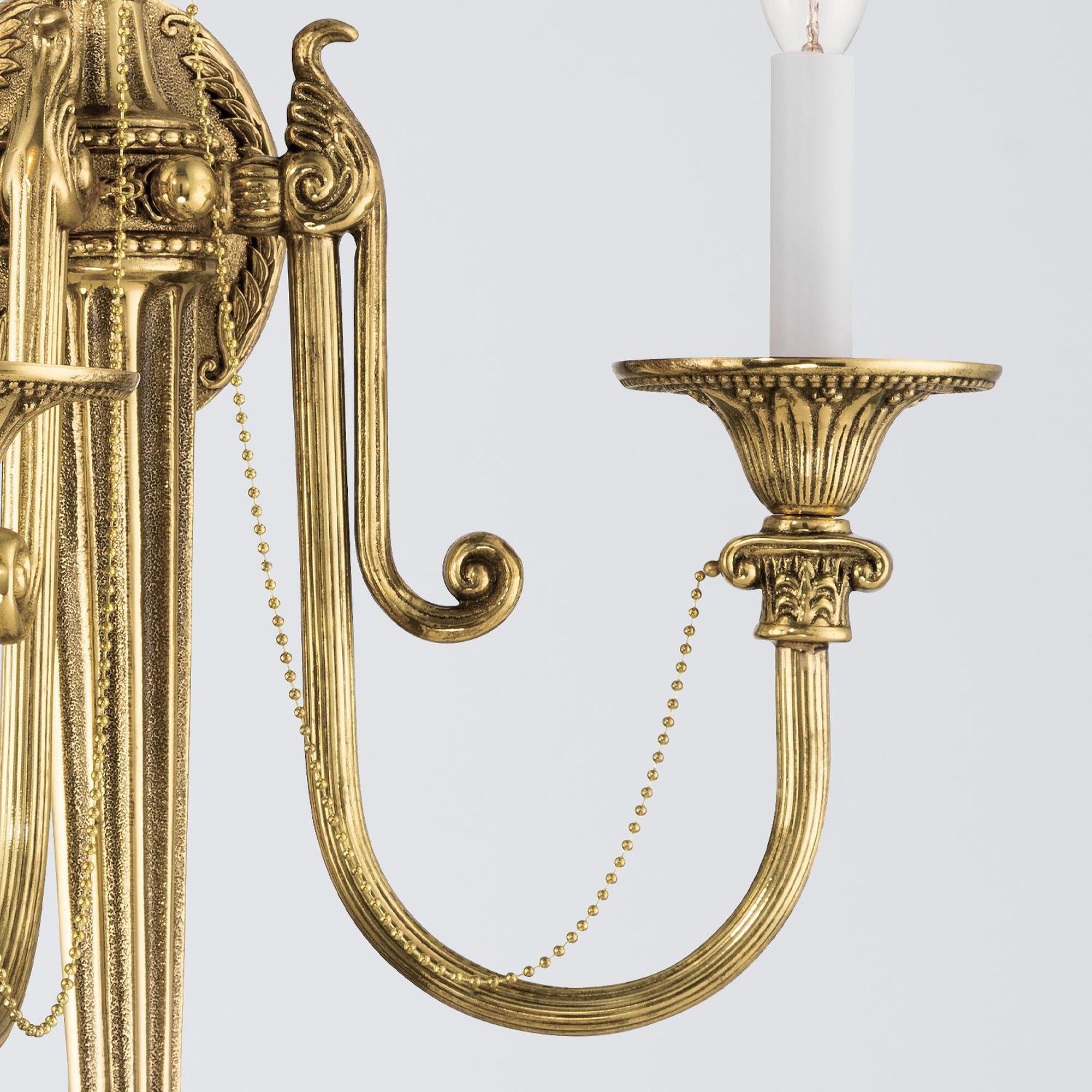 Cast Brass Wall Mount 20 Inch 2 Light Bath Vanity Light,