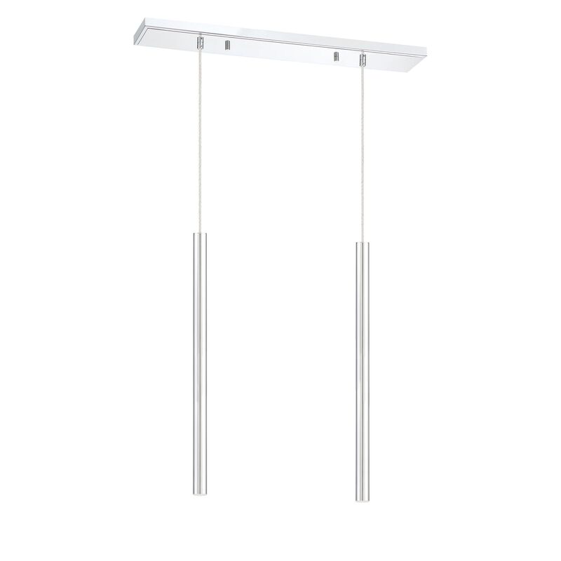 Forest 30 Inch 2 Light LED Linear Suspension Light by Z-Lite