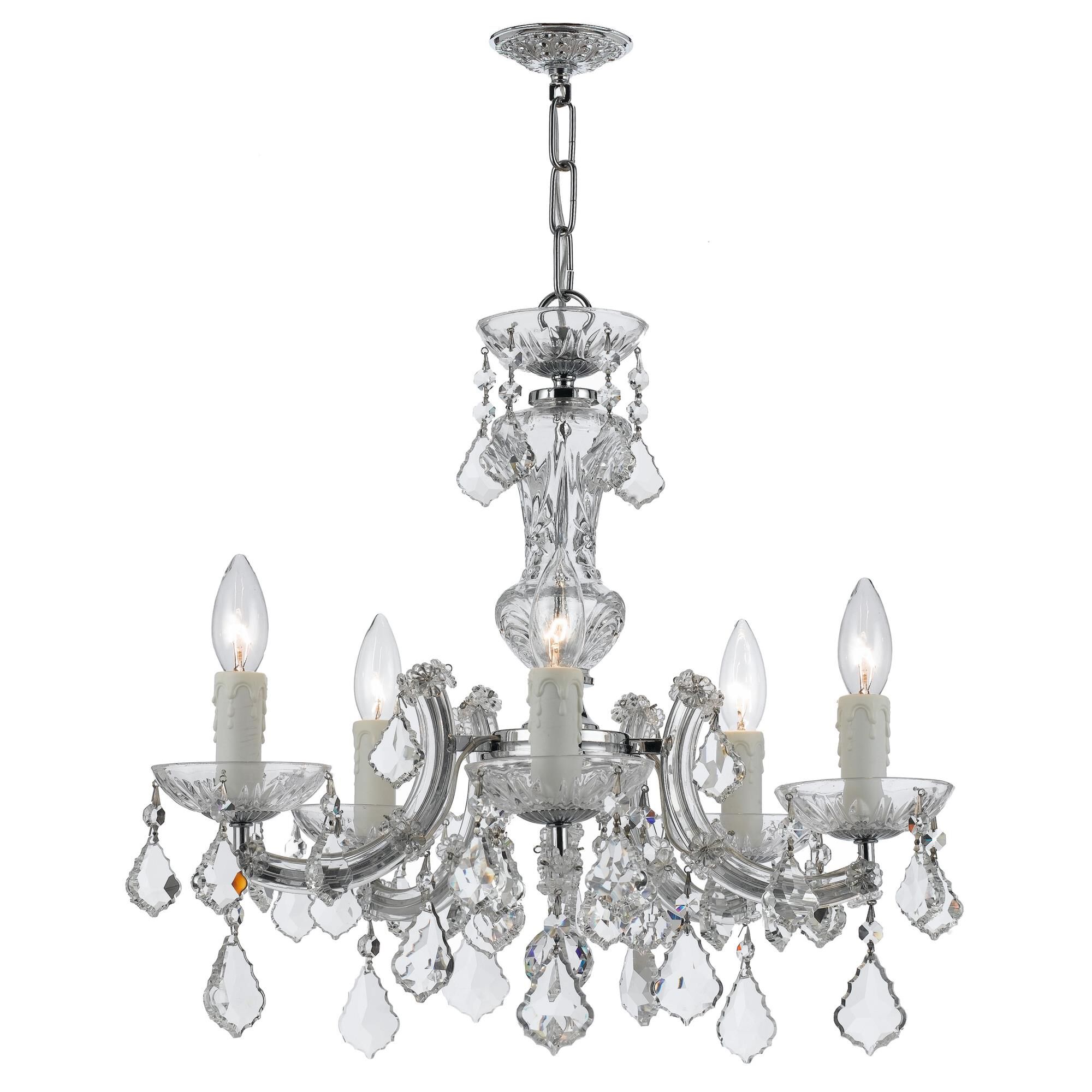 Maria Theresa 20 Inch 5 Light Mini Chandelier by Crystorama