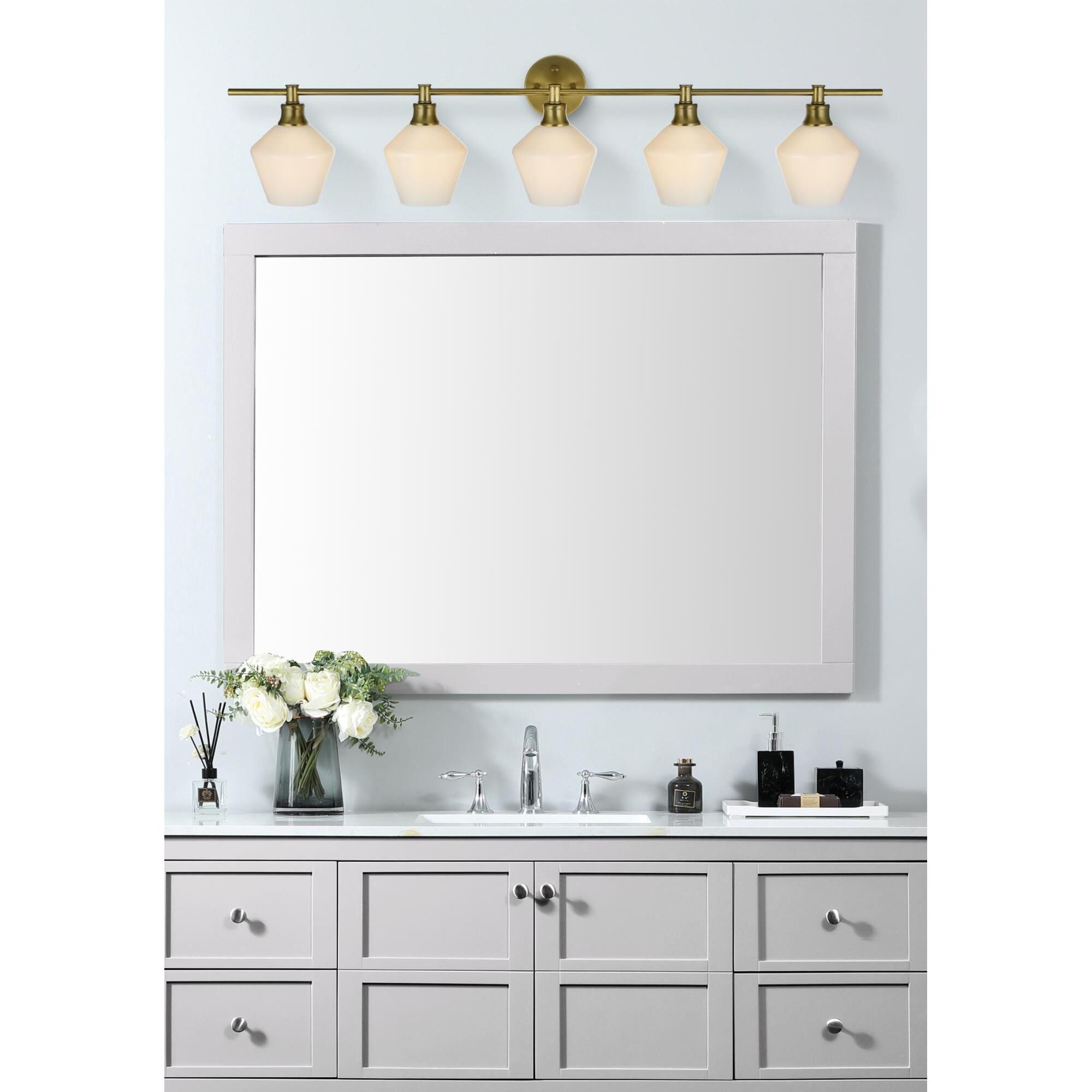 Gene 47 Inch Bath Vanity Light by Elegant Lighting