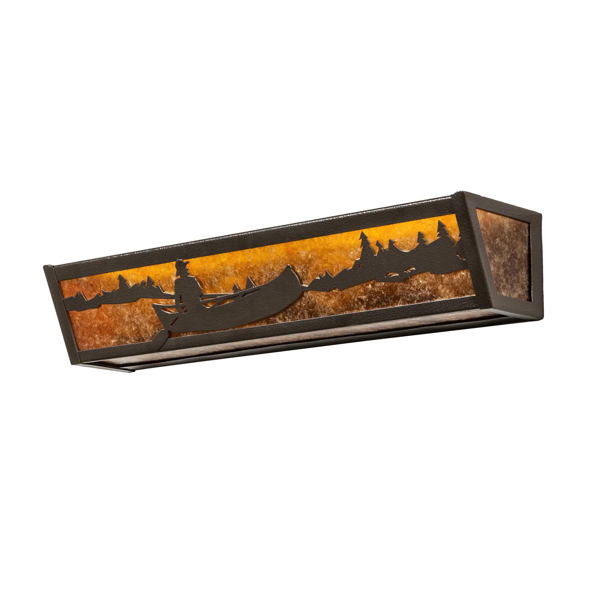 Canoe At Lake 24 Inch 4 Light Bath Vanity Light by Meyda Lighting