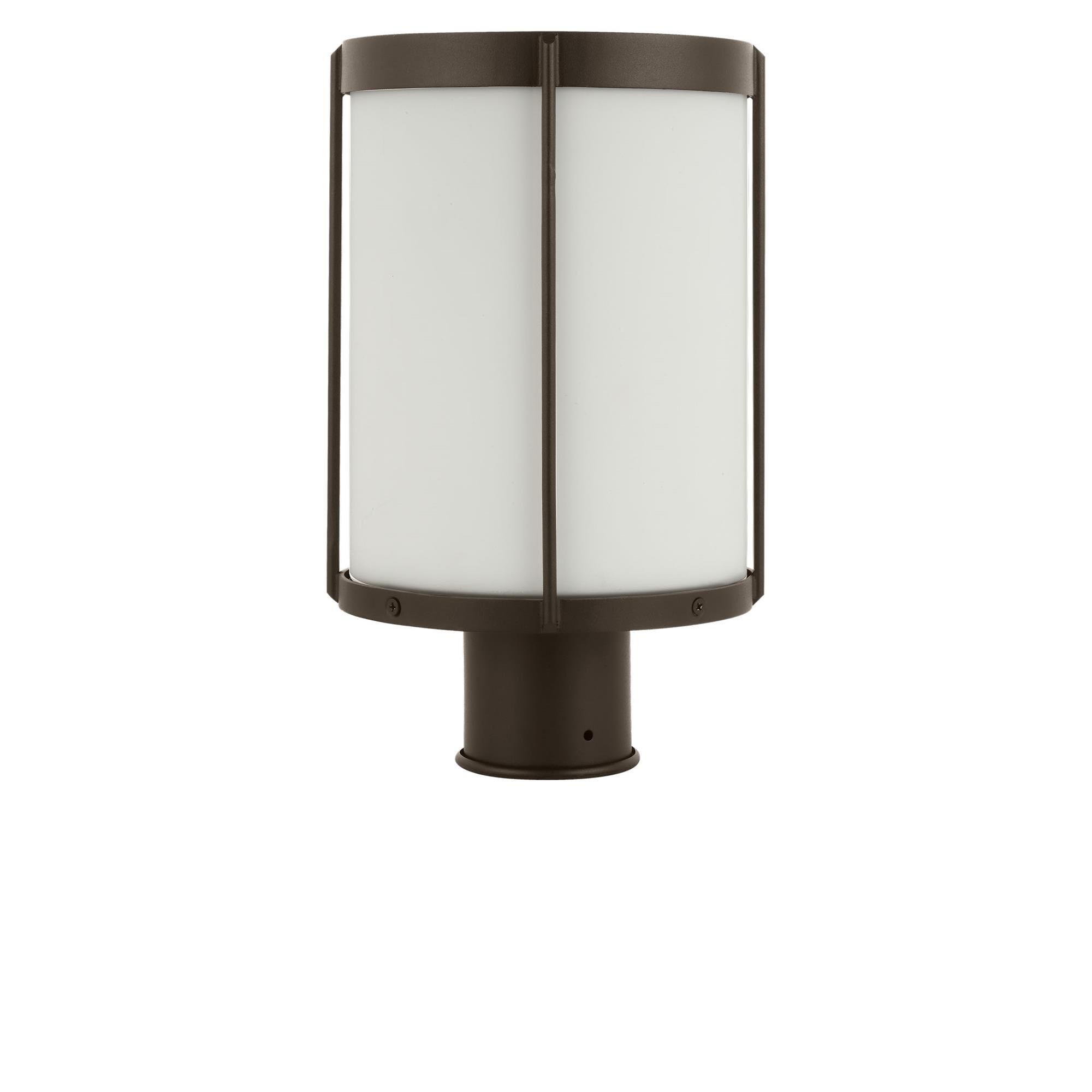 Shown in Antique Bronze finish and Etched White glass