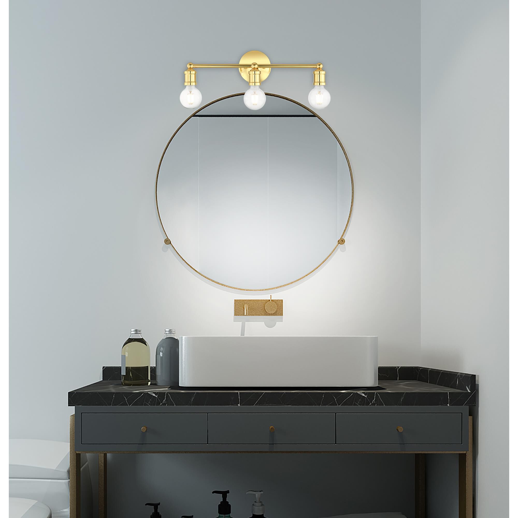 Lansdale 20 Inch 3 Light Bath Vanity Light by Livex Lighting