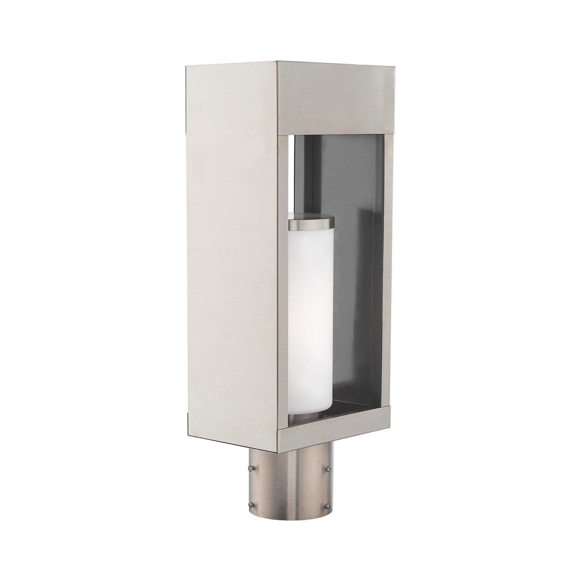 Bleecker 16 Inch Tall 1 Light Outdoor Post Lamp by Livex Lighting