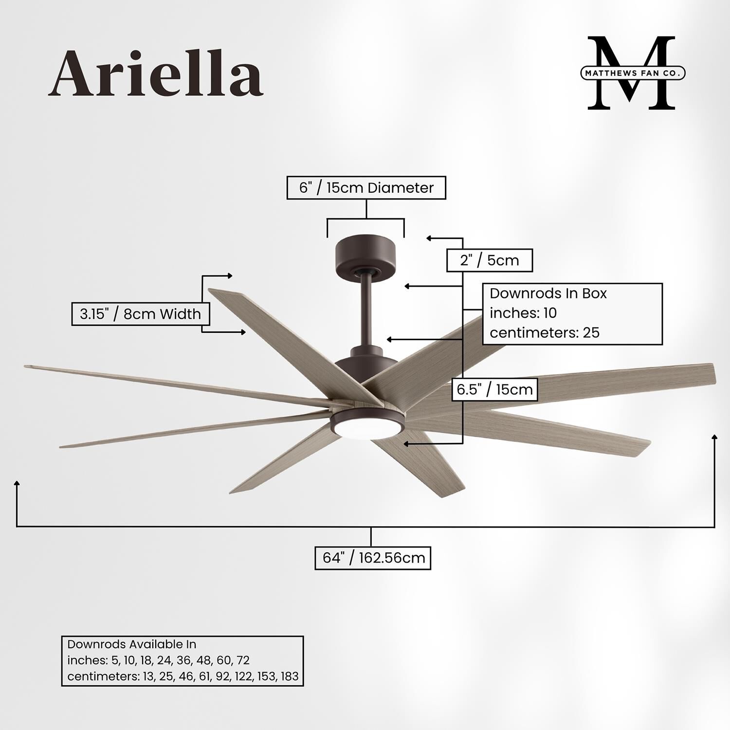 Shown in Textured Bronze finish