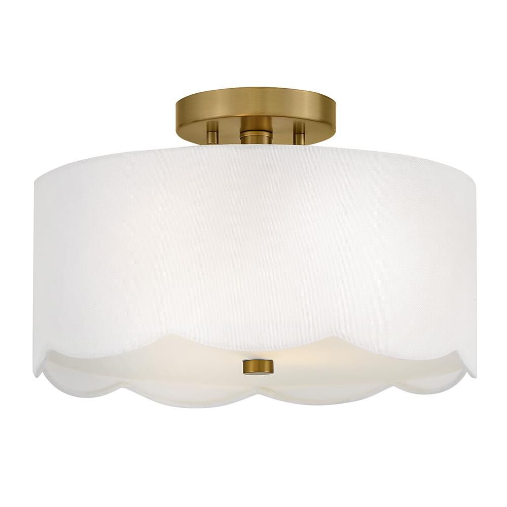 Bliss 14 Inch Semi Flush Mount by Lark