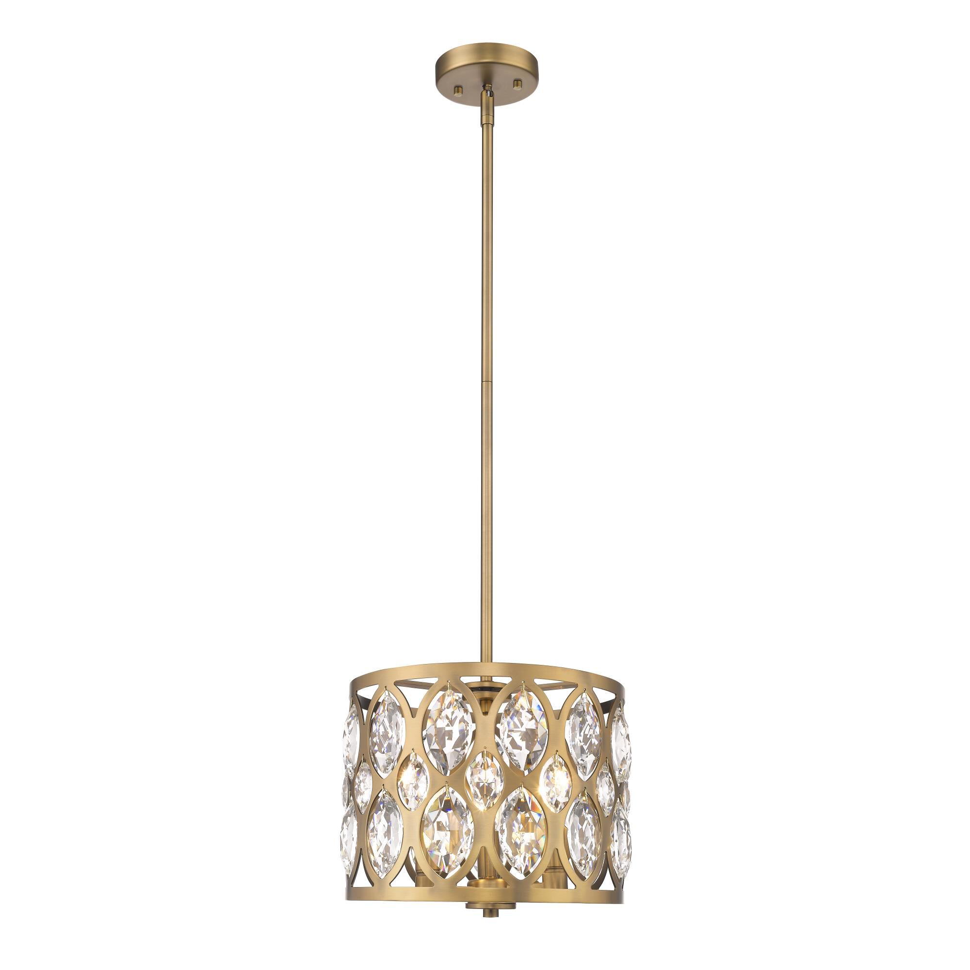Dealey 12 Inch 3 Light Mini Chandelier by Z-Lite