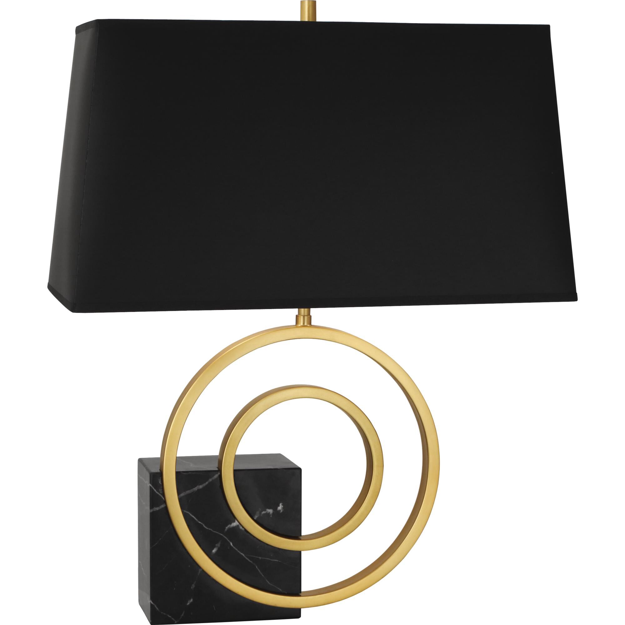 Shown in Antique Brass Finish W/ Black Marble Accent finish