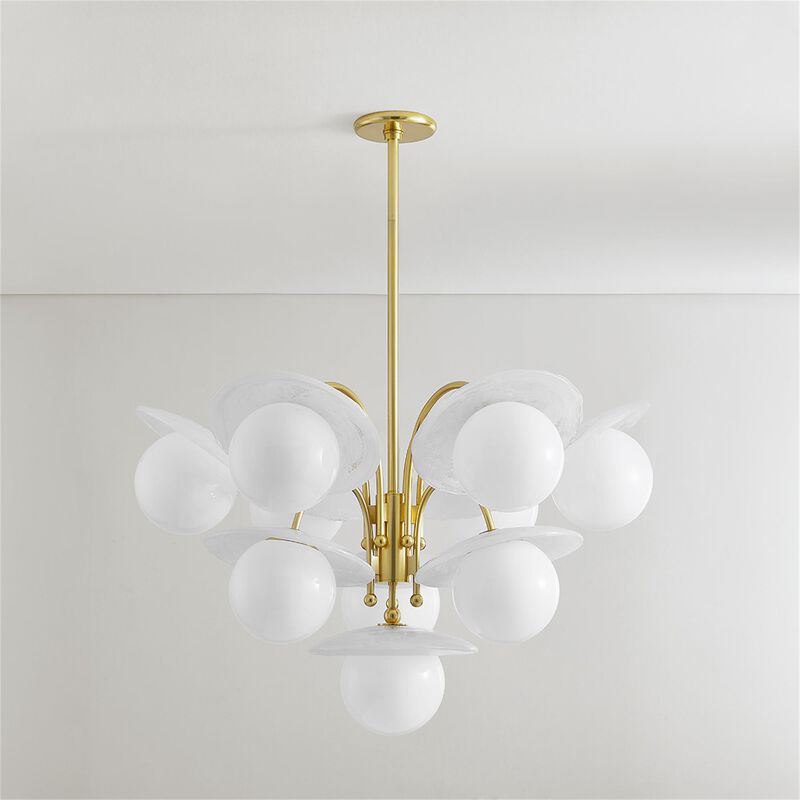 Stampford Medium Chandelier by Hudson Valley Lighting