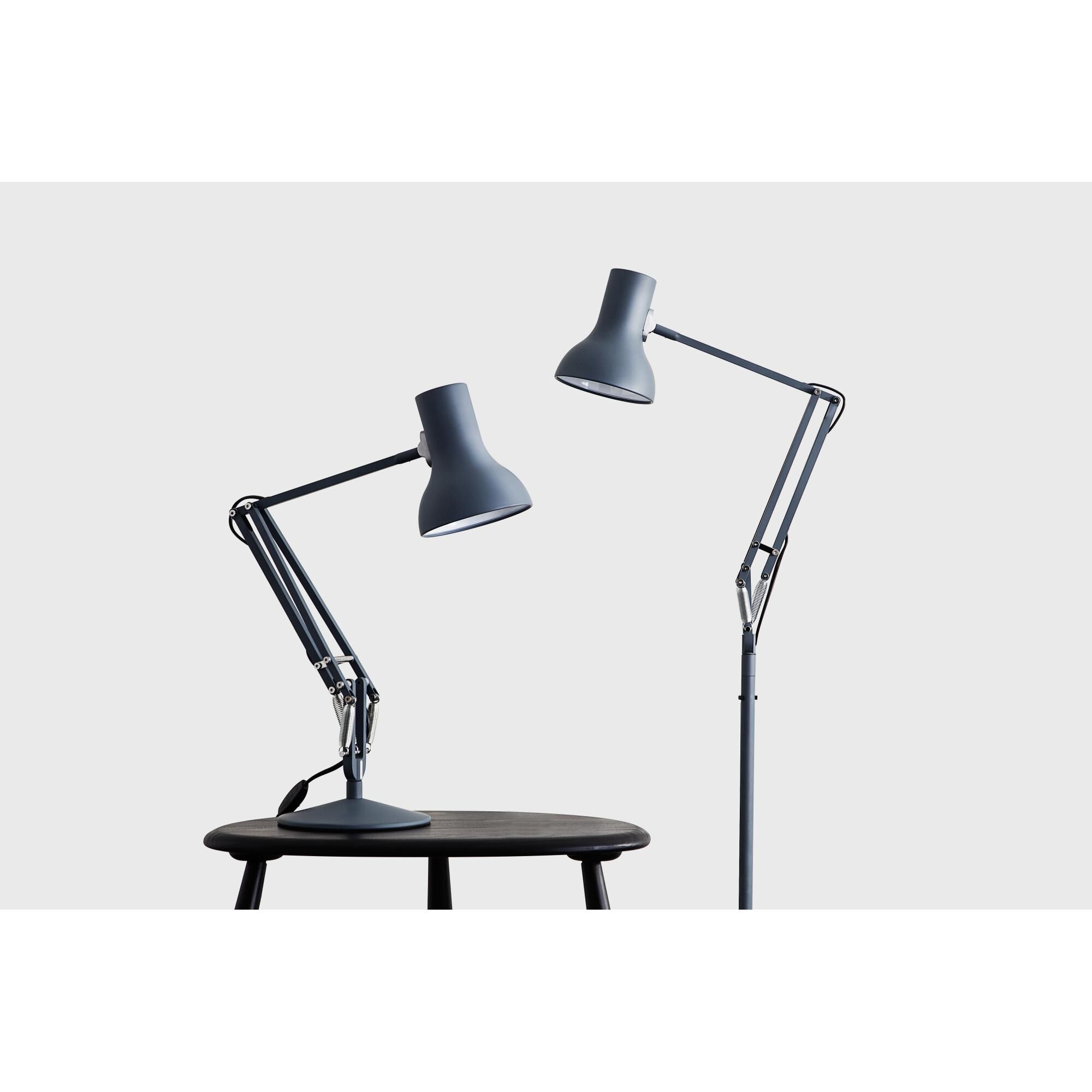 Shown in Slate Grey finish and Aluminum shade