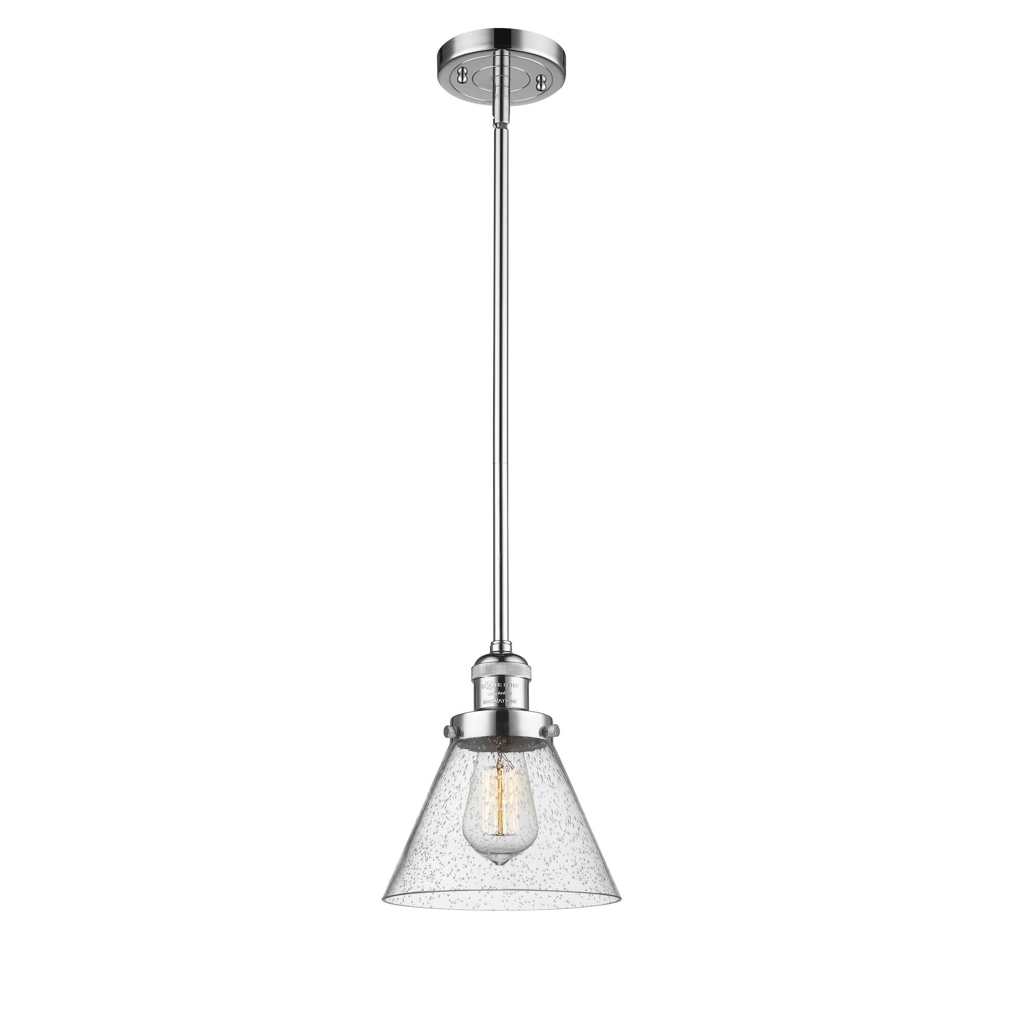 Bruno Marashlian Large Cone 8 Inch Mini Pendant by Innovations Lighting