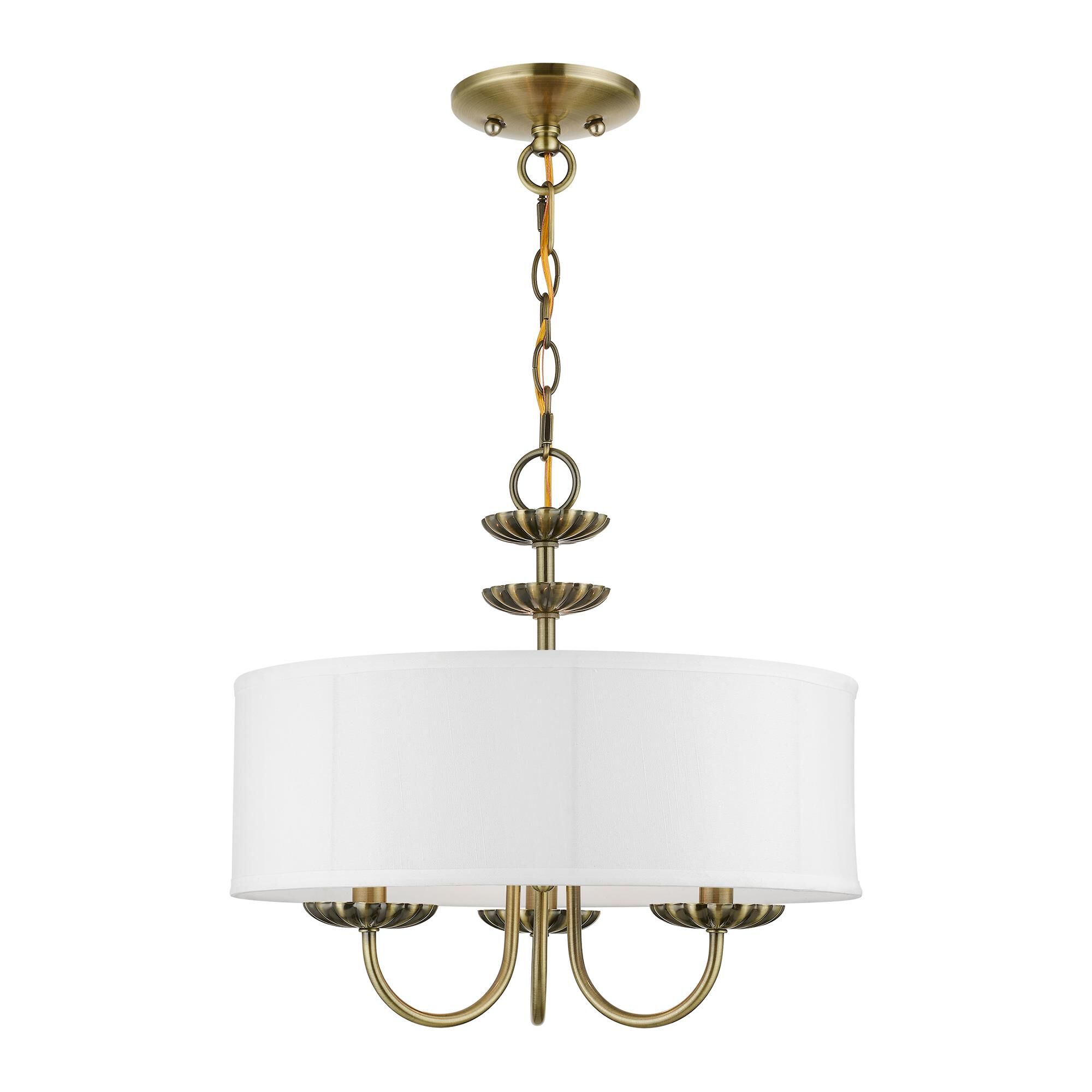Brookdale 3 Light Mini Chandelier by Livex Lighting