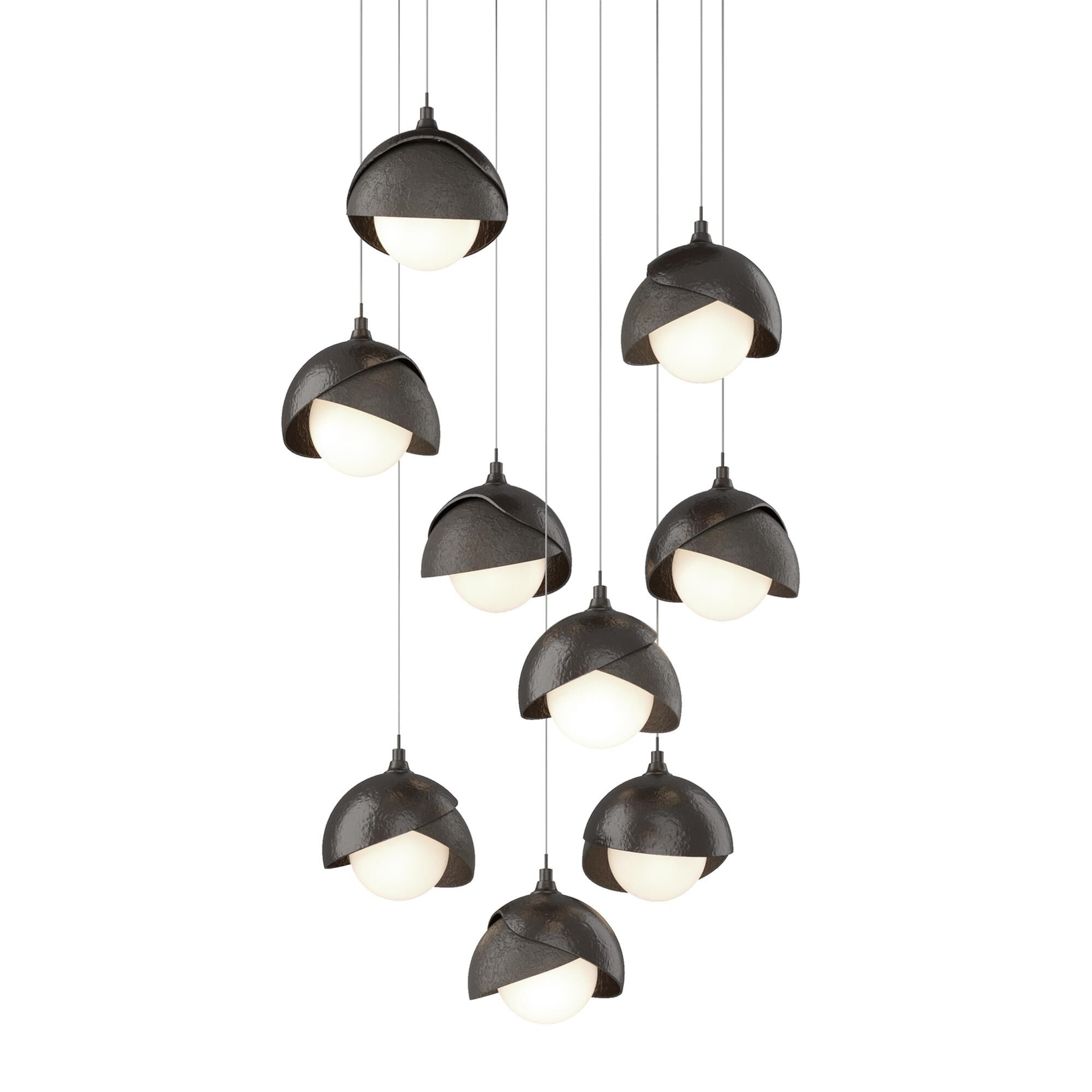 Shown in Oil Rubbed Bronze finish and Opal glass and Dark Smoke accent