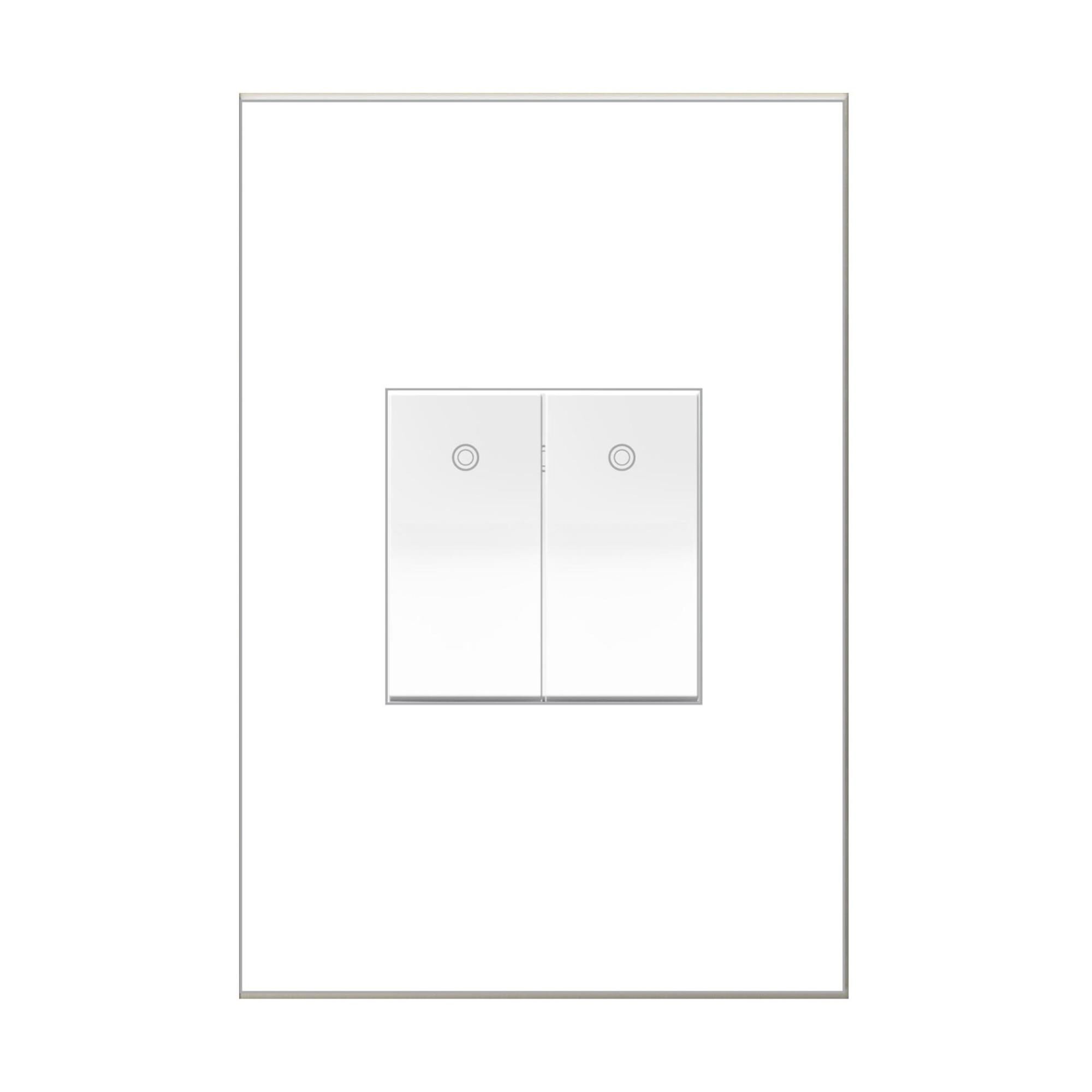 adorne Paddle Incandescent-Halogen-CFL-LED Light Switch by Legrand