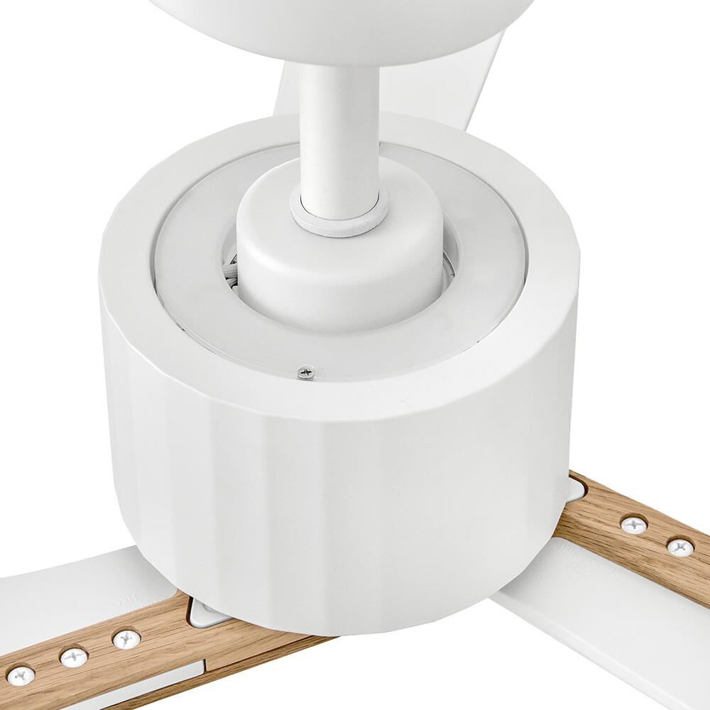 Shown in Matte White finish and White Polycarbonate glass and Natural accent