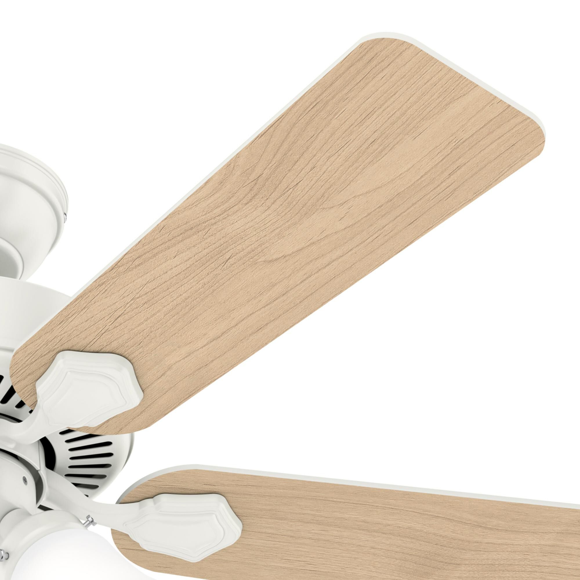 Shown in Fresh White finish and Clear Frosted glass