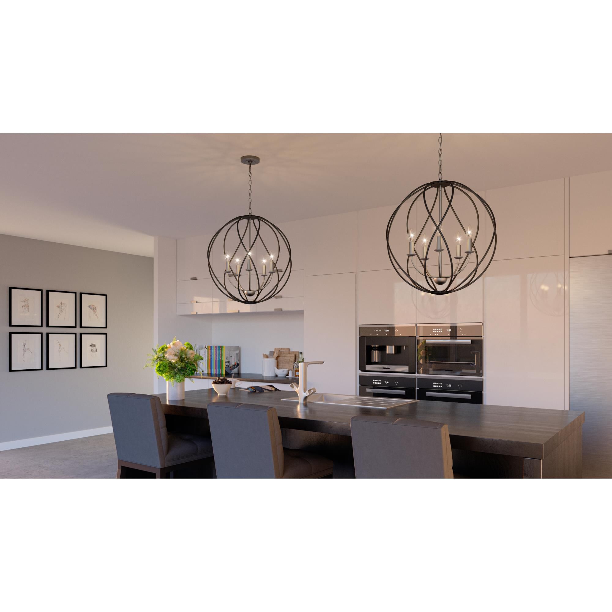 Bryn 24 Inch Large Pendant by Quoizel