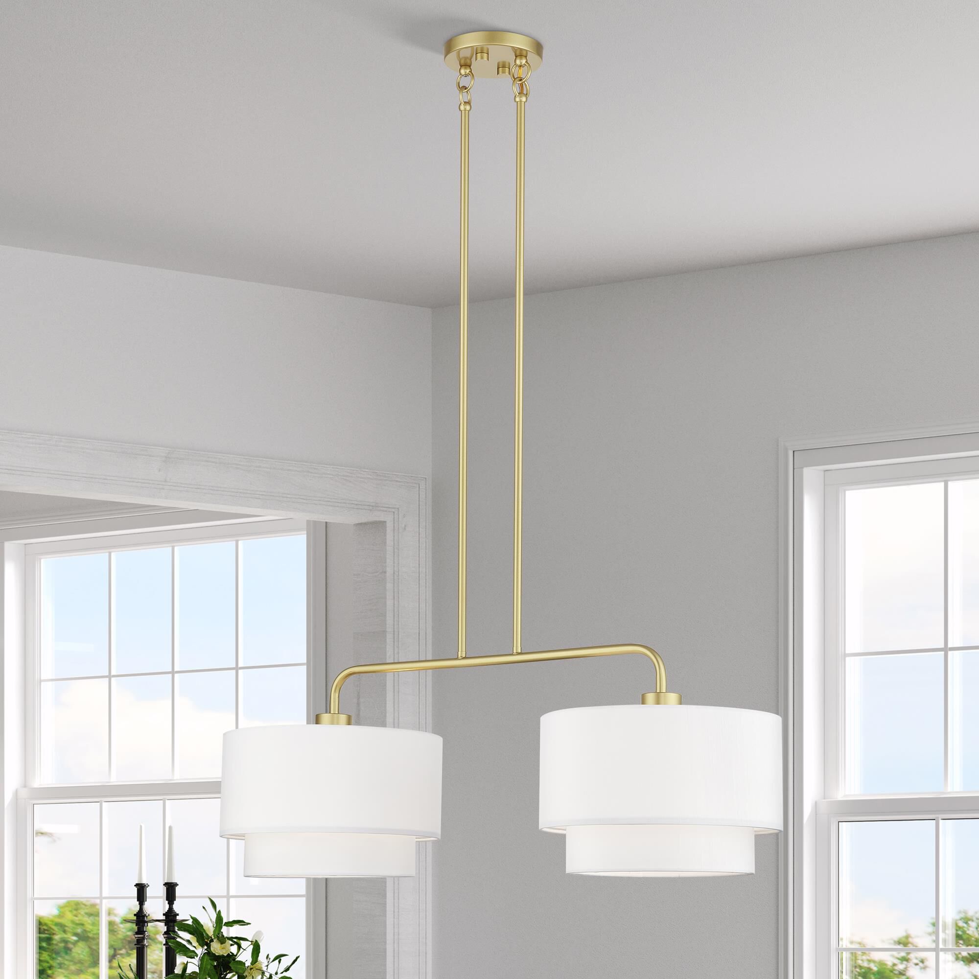 Manorwood 35 Inch Linear Suspension Light by Livex Lighting