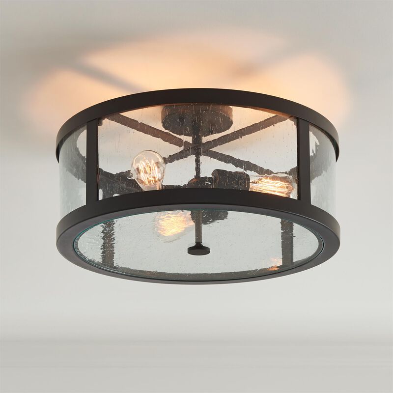 Harrow 20 Inch 3 Light Semi Flush Mount by Visual Comfort Studio