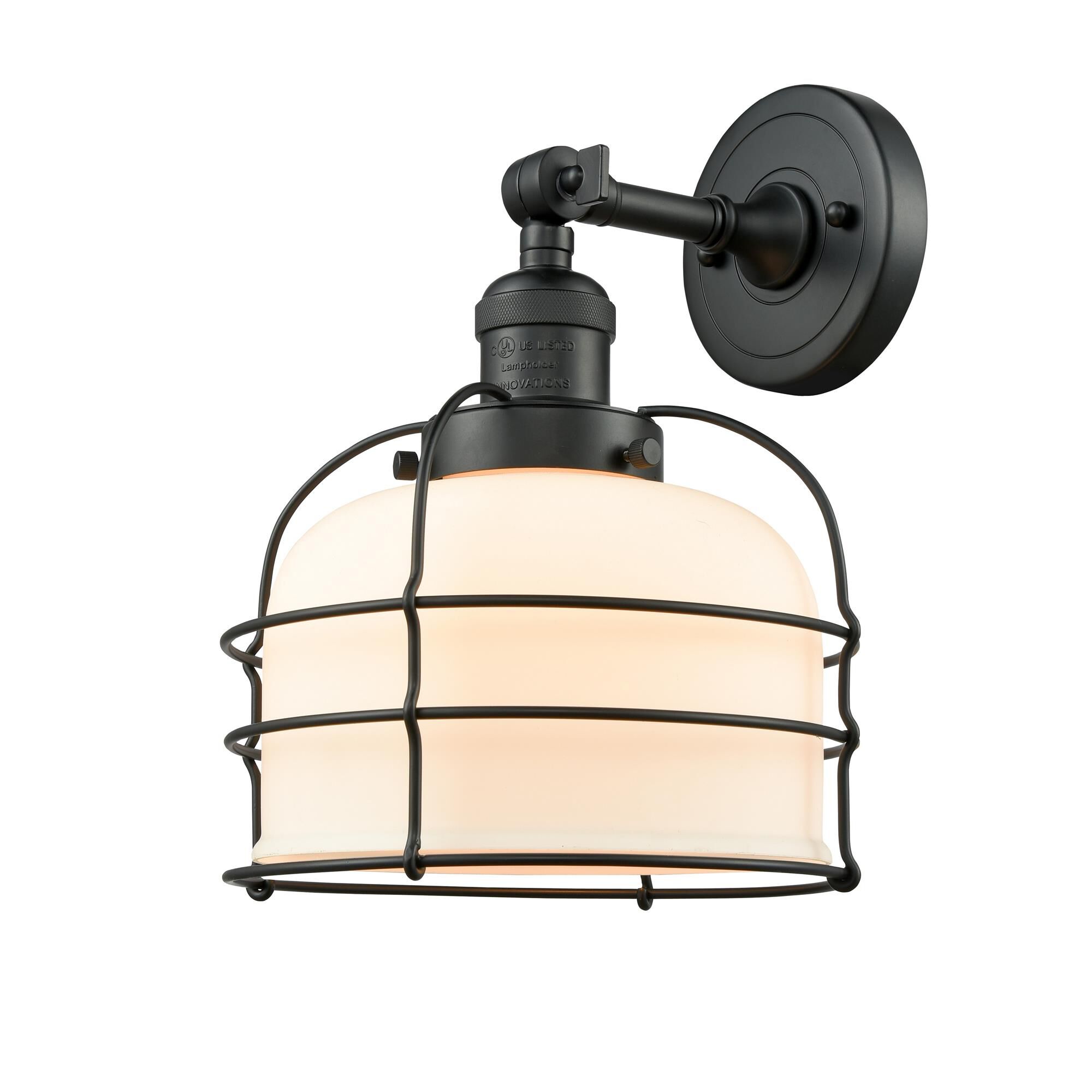 Bruno Marashlian Large Bell 8 Inch 1 Light Semi Flush Mount by Innovations Lighting