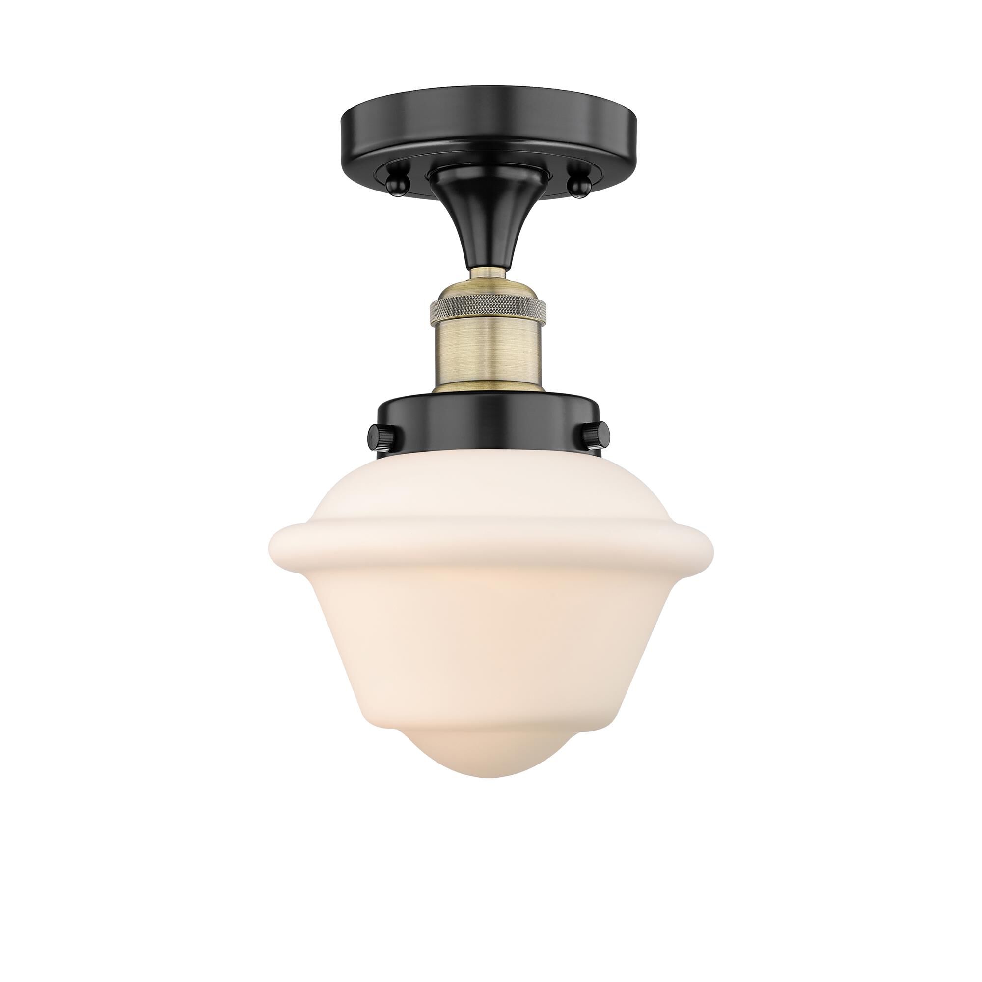 Bruno Marashlian Oxford 6 Inch 1 Light Semi Flush Mount by Innovations Lighting