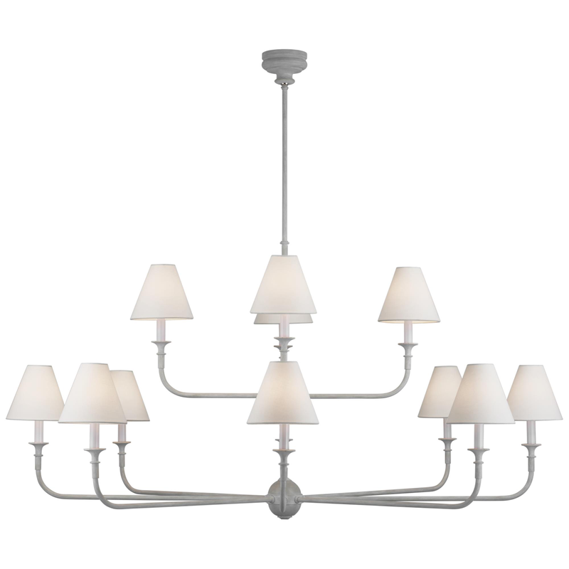 Thomas O'Brien Piaf 58 Inch 12 Light LED Chandelier by Visual Comfort Signature Collection