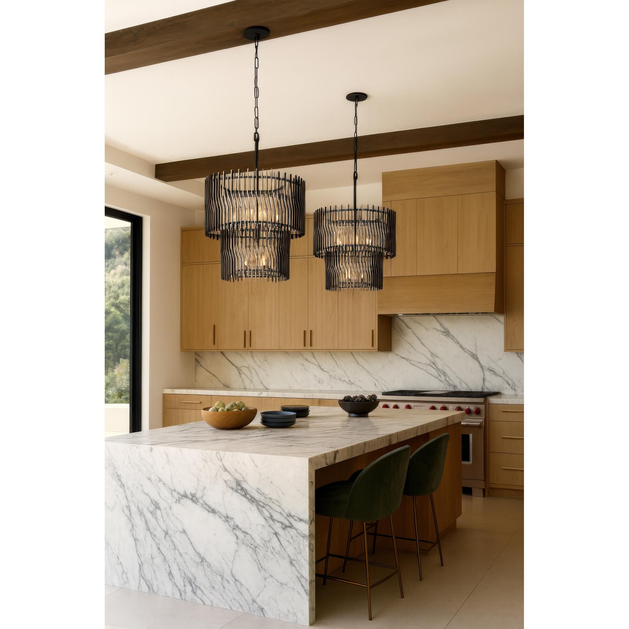 Ron Henderson Park Row 24 Inch Chandelier by Varaluz