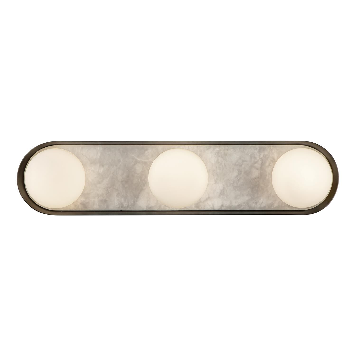 Shown in Urban Bronze finish and Opal glass and Steel  With Alabaster Detail shade