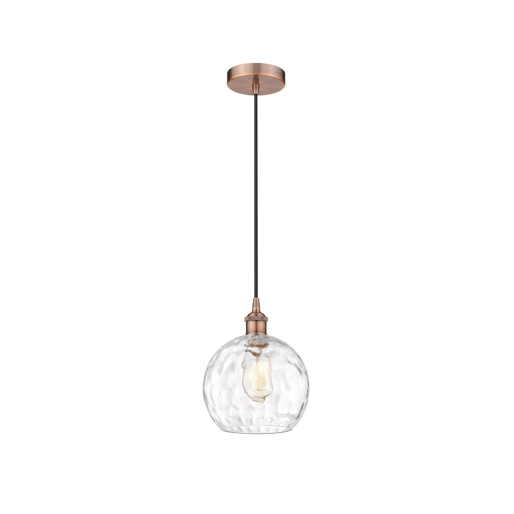 Shown in Antique Copper finish and Clear Athens Water  8