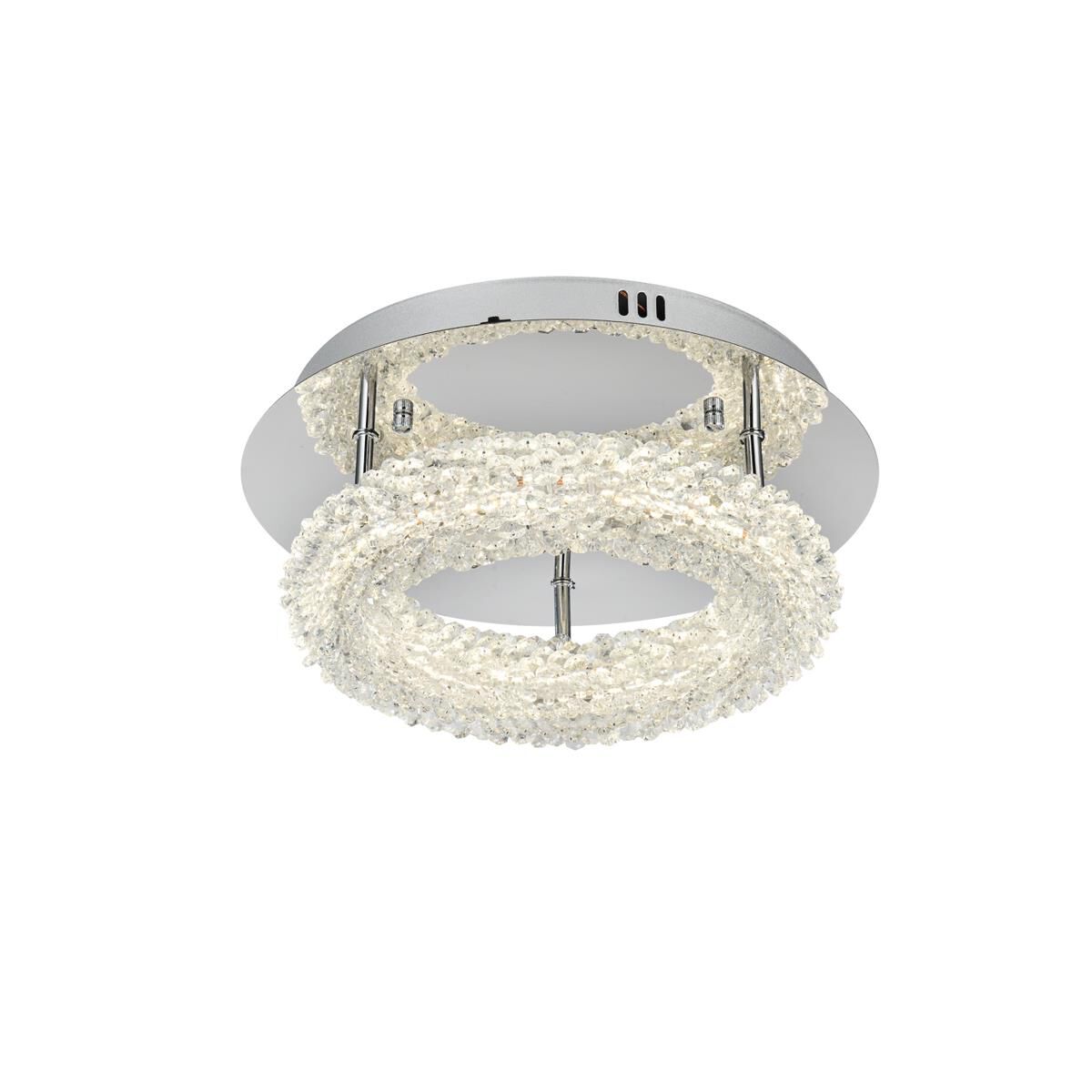 Bowen 14 Inch Semi Flush Mount by Elegant Lighting
