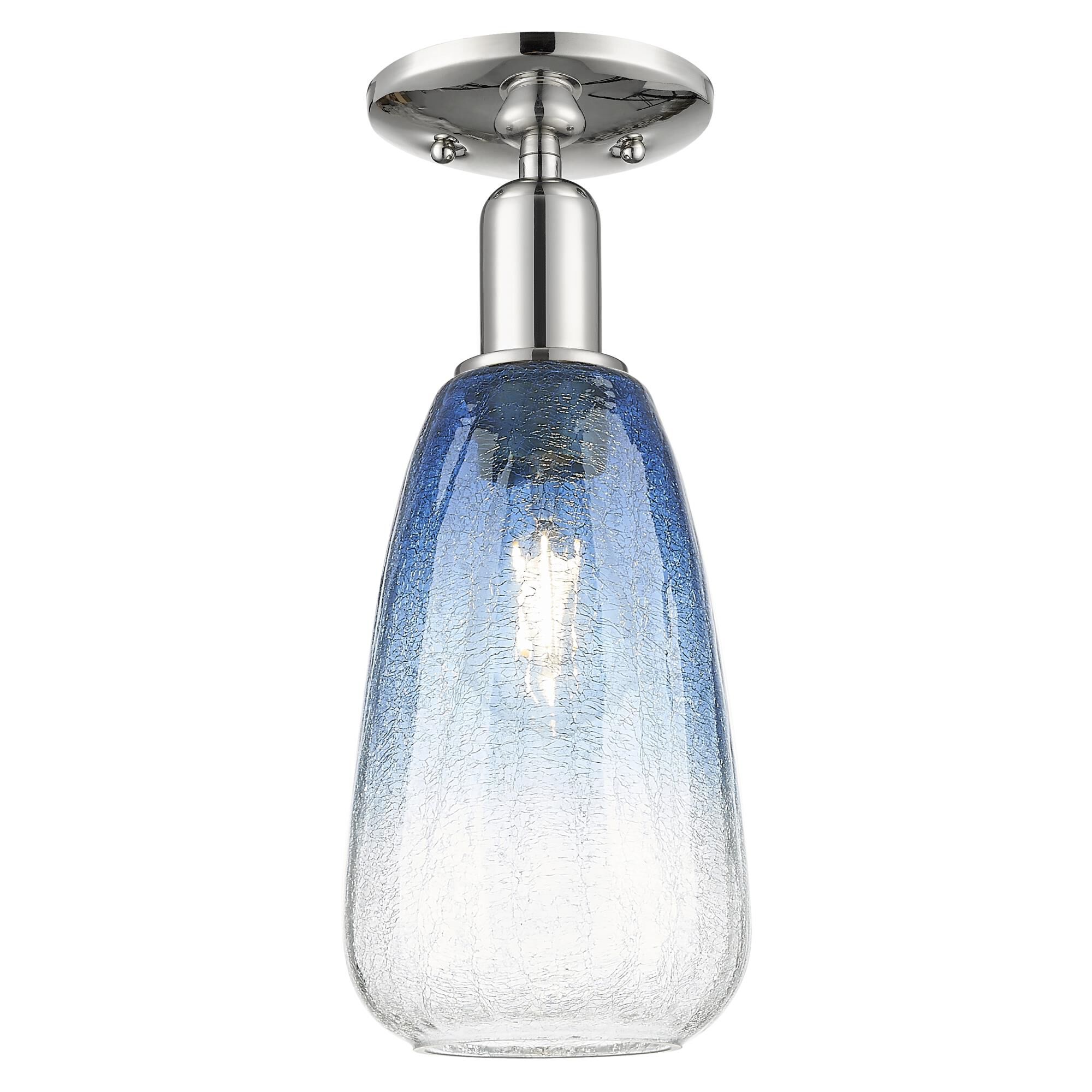 Bruno Marashlian Brookhaven Almond 6 Inch Semi Flush Mount by Innovations Lighting