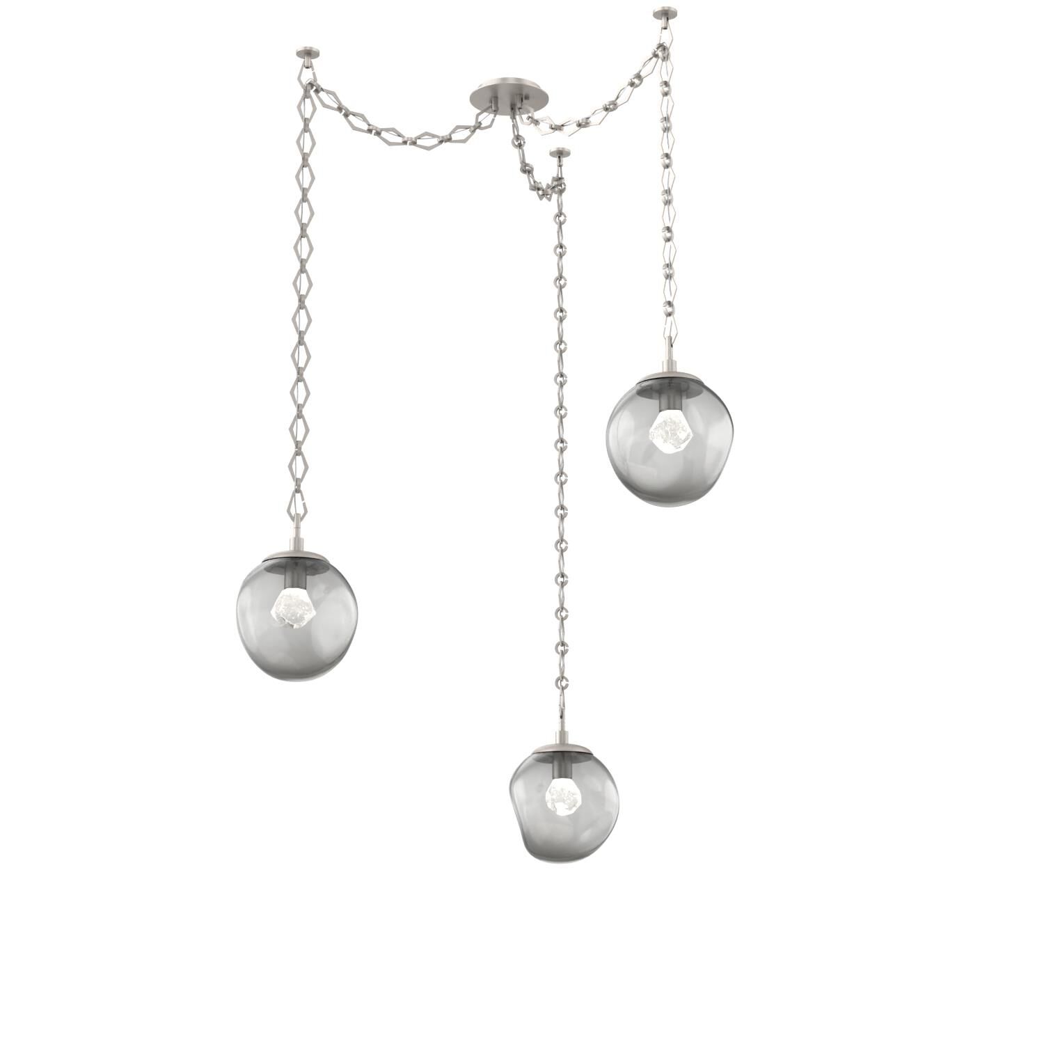 Levi Wilson Aster 19 Inch Multi Pendant Light by Hammerton Studio
