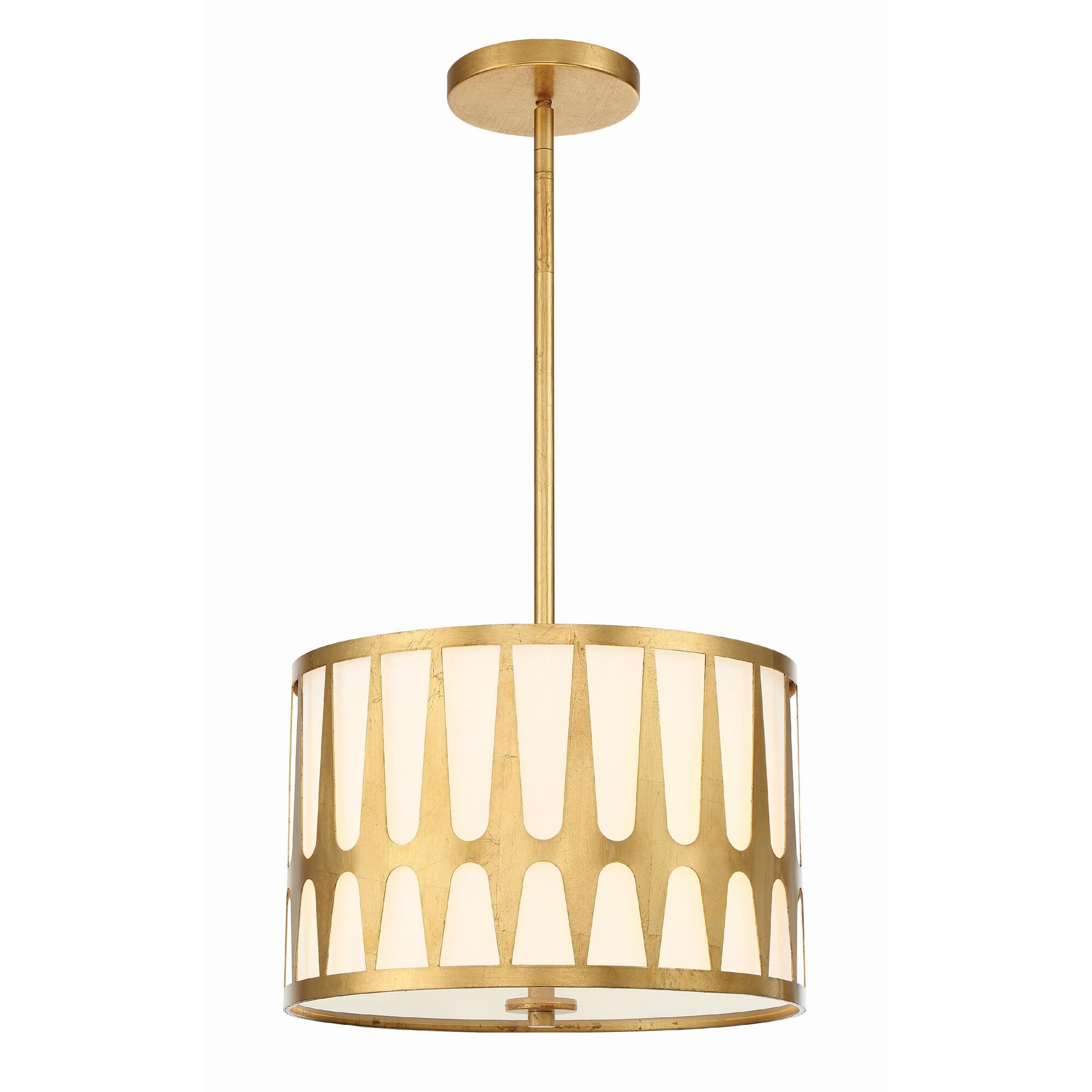 Royston 15 Inch 3 Light Mini Chandelier by Crystorama