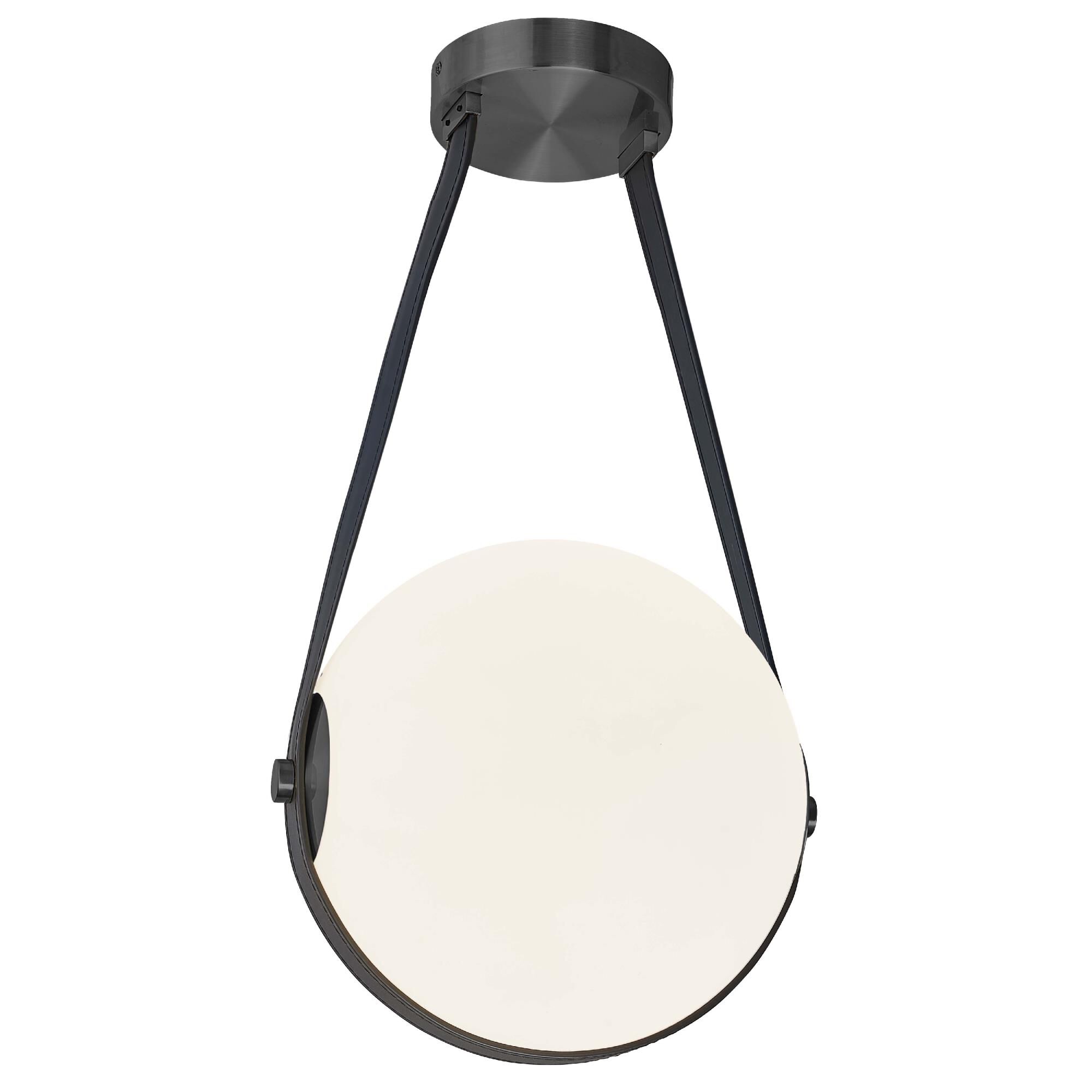 Persis 12 Inch Semi Flush Mount by Dainolite