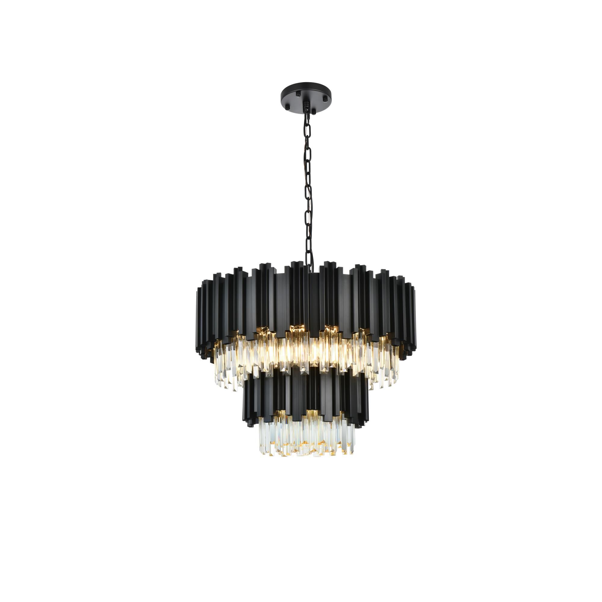 Willow 24 Inch Chandelier by Elegant Lighting