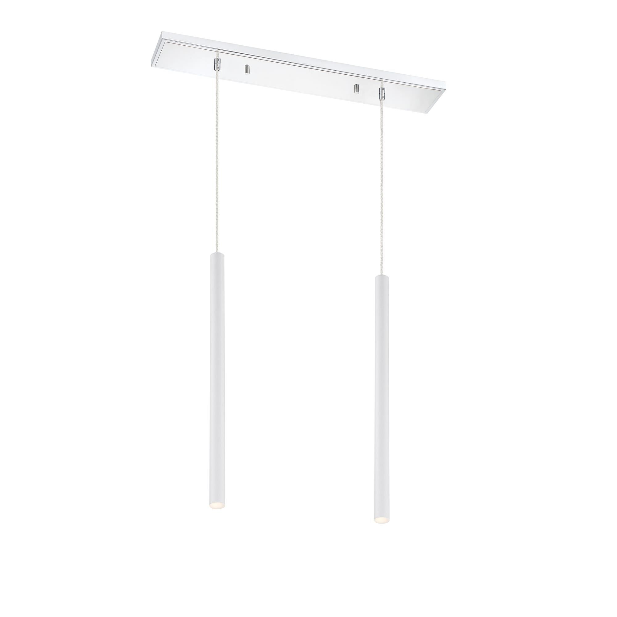 Shown in Chrome finish and Steel glass and Steel shade