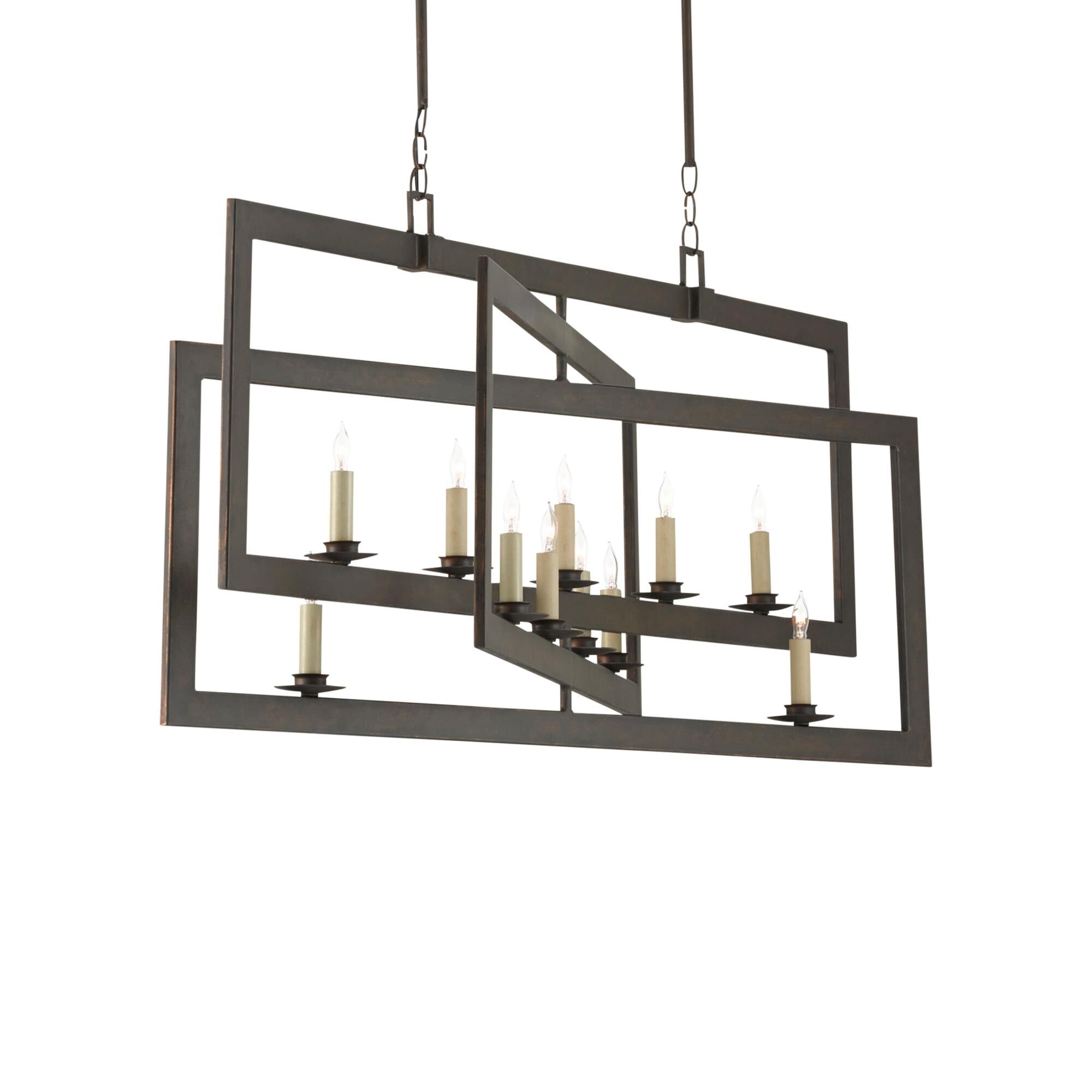 Middleton 54 Inch 11 Light Chandelier by Currey and Company