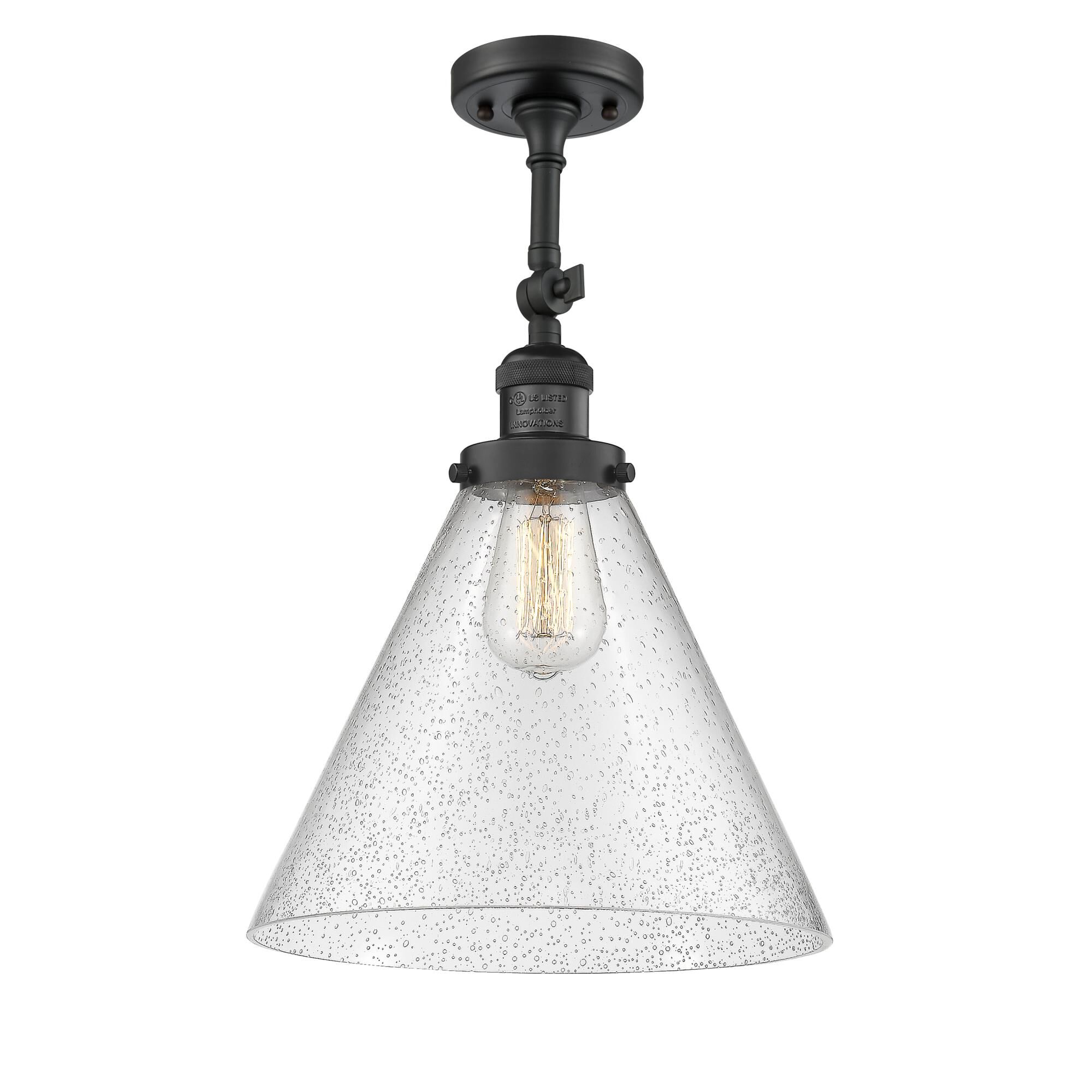 Bruno Marashlian Cone 12 Inch 1 Light Semi Flush Mount by Innovations Lighting
