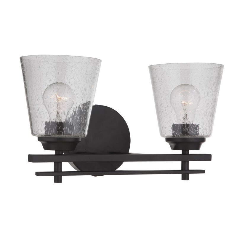 Drake 15 Inch 2 Light Bath Vanity Light by Craftmade