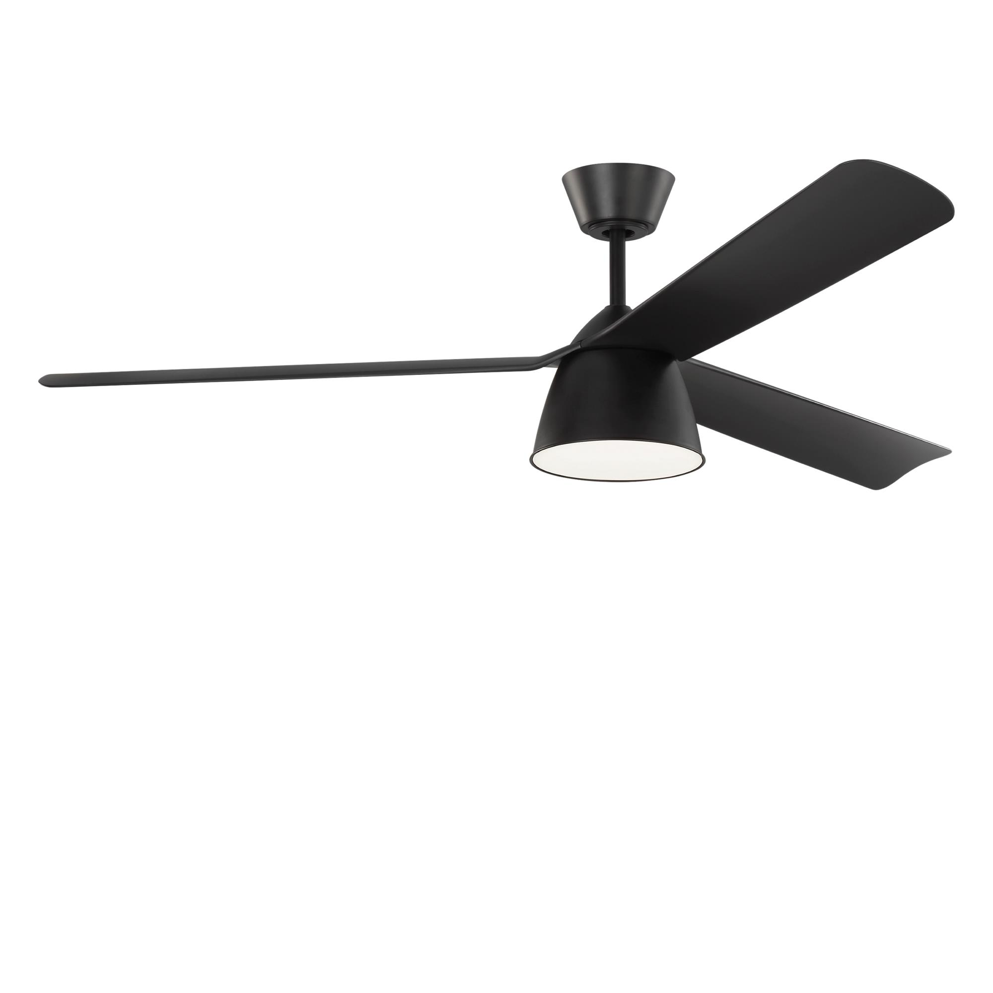 Peter Bristol Studio 60 Inch Ceiling Fan with Light Kit,