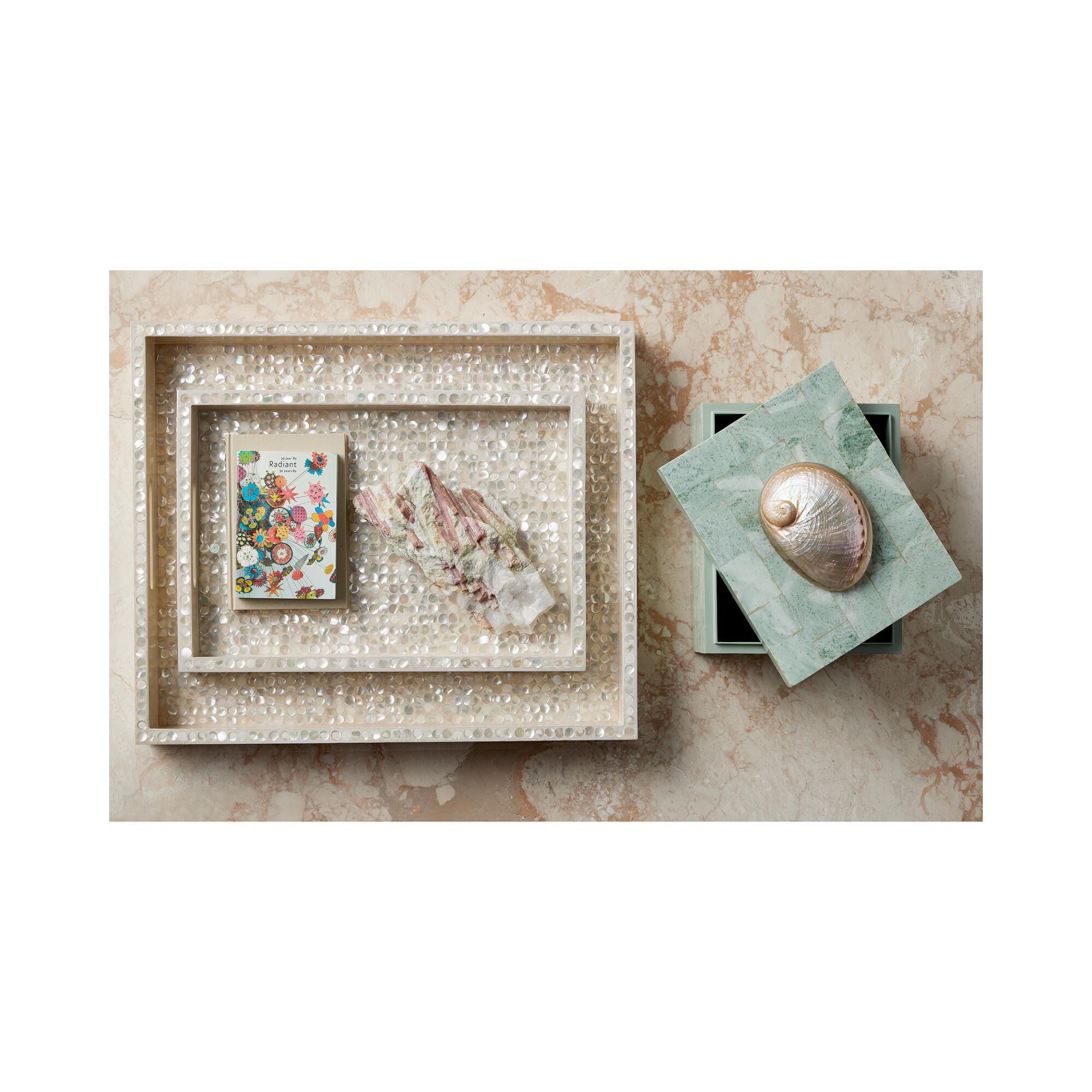 Gerri Dot Tray by Currey and Company