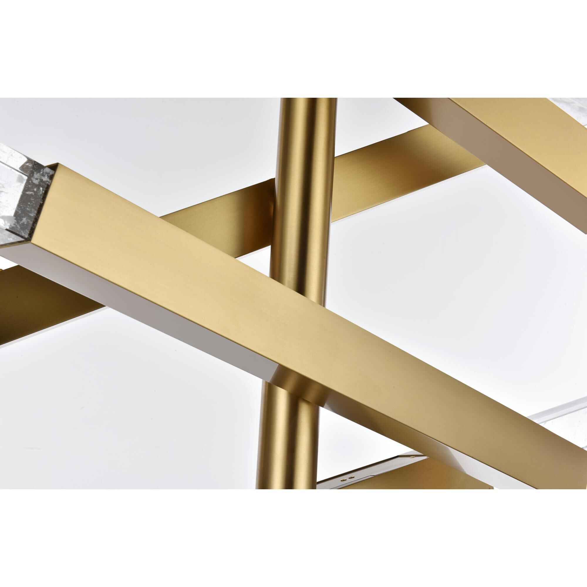 Shown in Satin Gold  finish and Rc crystal and Clear glass